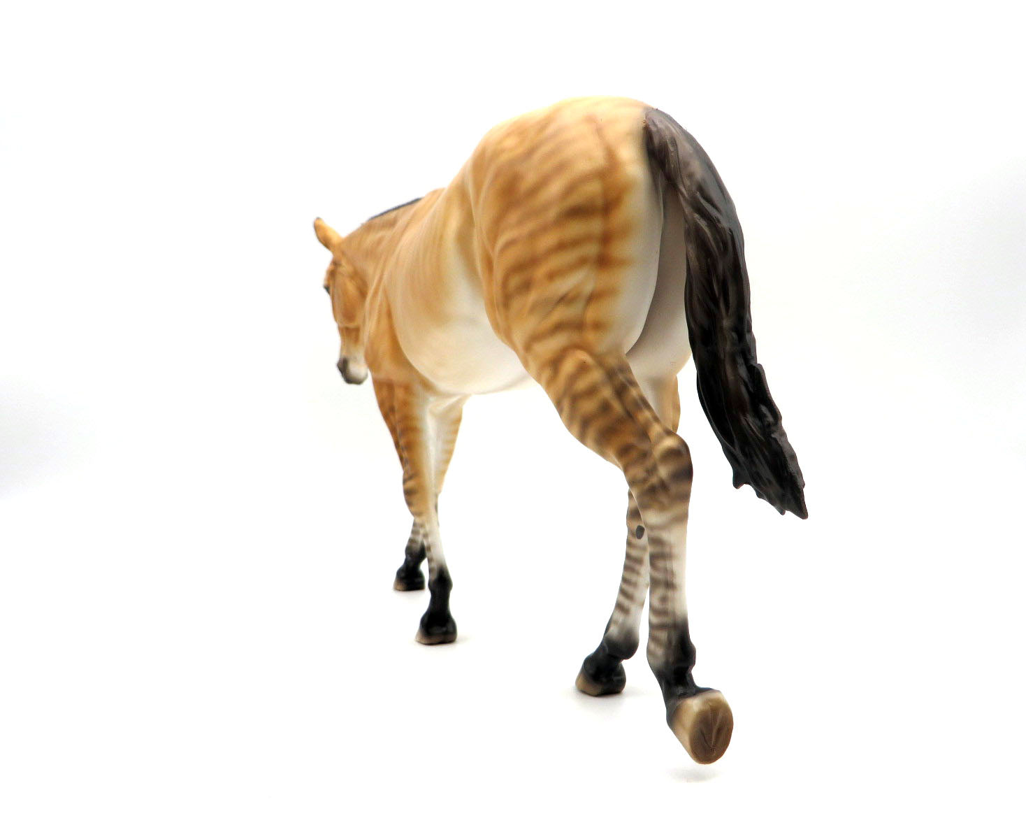 Dream On-OOAK Primitive Zedonk Mule Painted by Sheryl Leisure 9/6/22