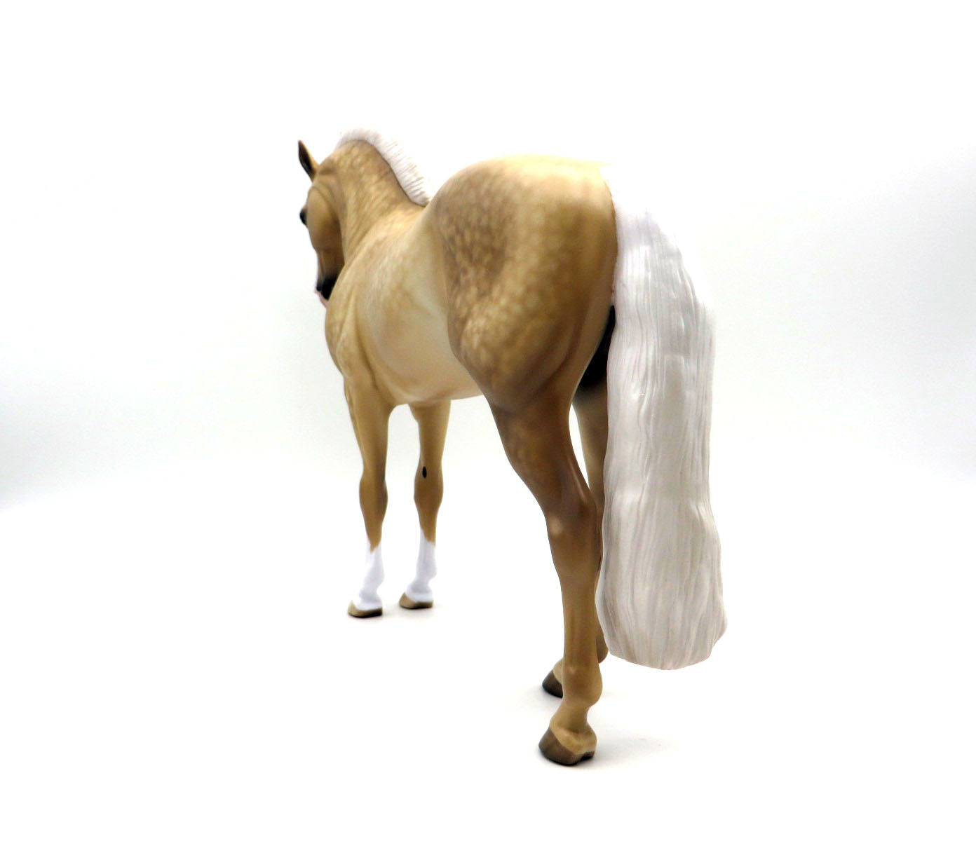 Deuces Wild-OOAK Dapple Palomino Andalusian Painted by Sheryl Leisure 9/6/22