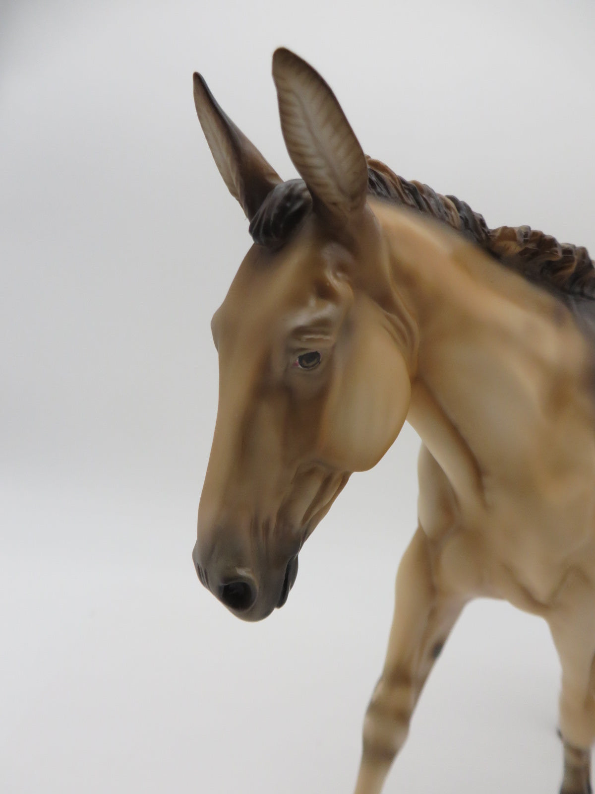 A Christmas Surprise - OOAK - Custom Dun Mule - by Donna Fredley - Christmas Tails 2022 - CT22