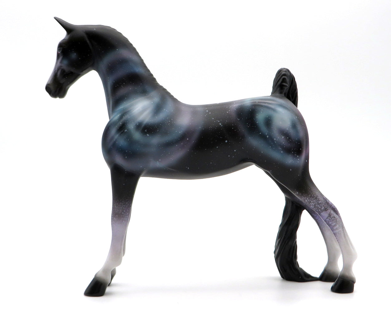 Halo's Eve OOAK Deco Saddlebred Pebbles Painted By Ellen MM 21