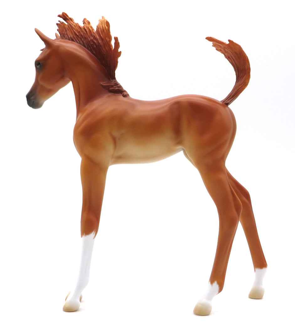 Sforzando OOAK Chestnut Arabian Foal Painted By Ellen MM 21