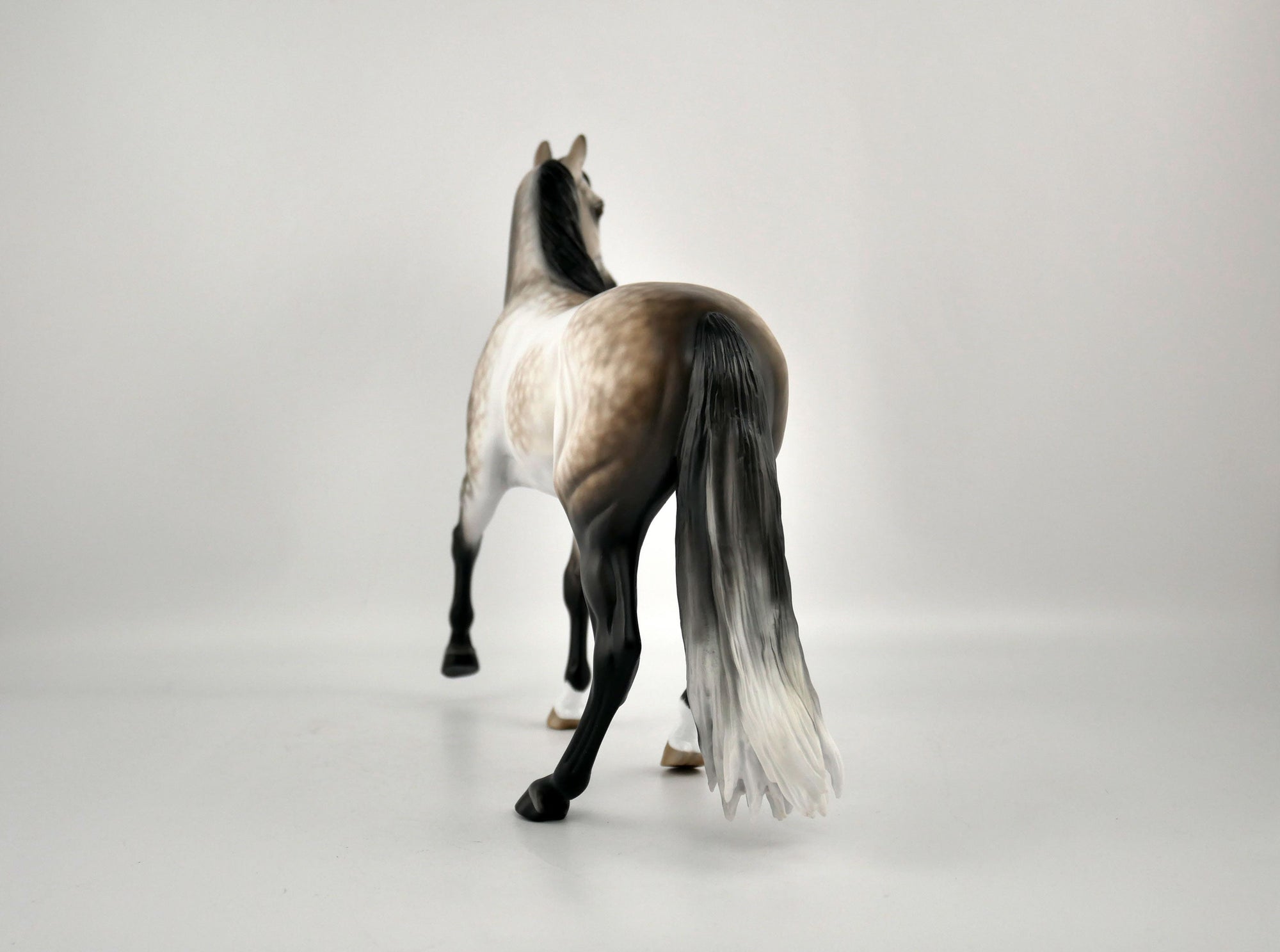 IMOGEN-OOAK DAPPLE BAY GOING GREY ARABIAN MARE BY SHERYL LEISURE 12/03/20