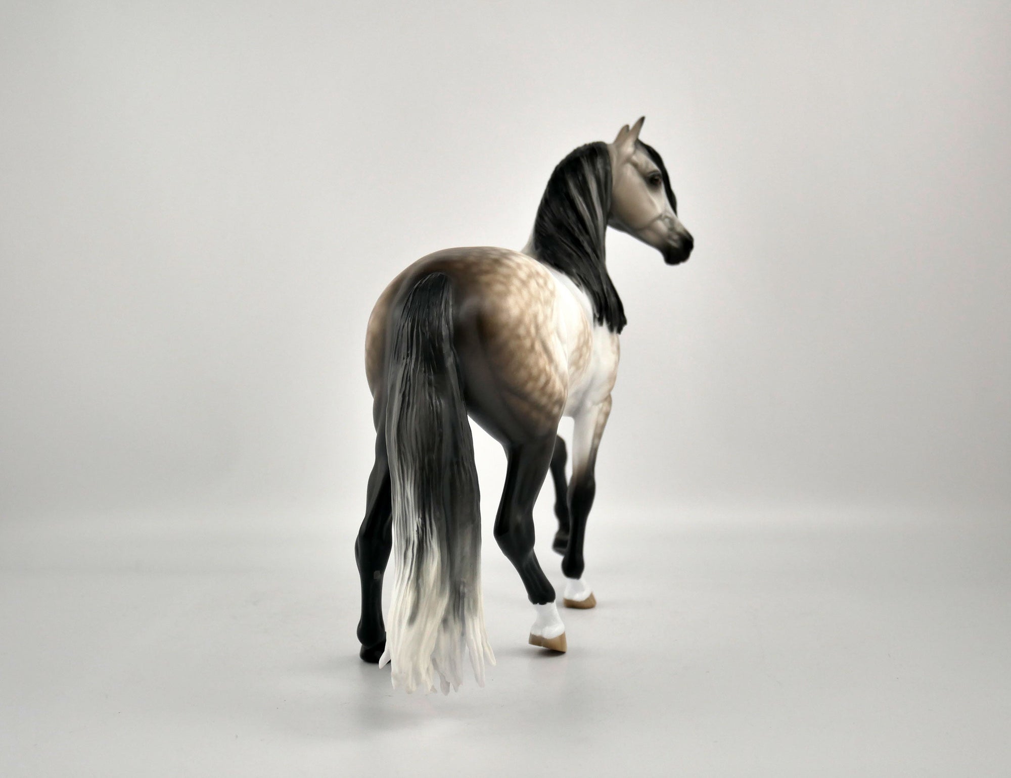 IMOGEN-OOAK DAPPLE BAY GOING GREY ARABIAN MARE BY SHERYL LEISURE 12/03/20