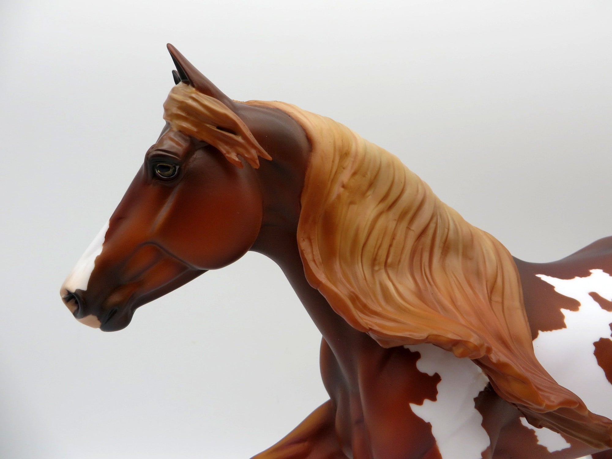 Ingmar-OOAK Chestnut Overo Foundation Quarter Horse Painted By Julie EQ 21