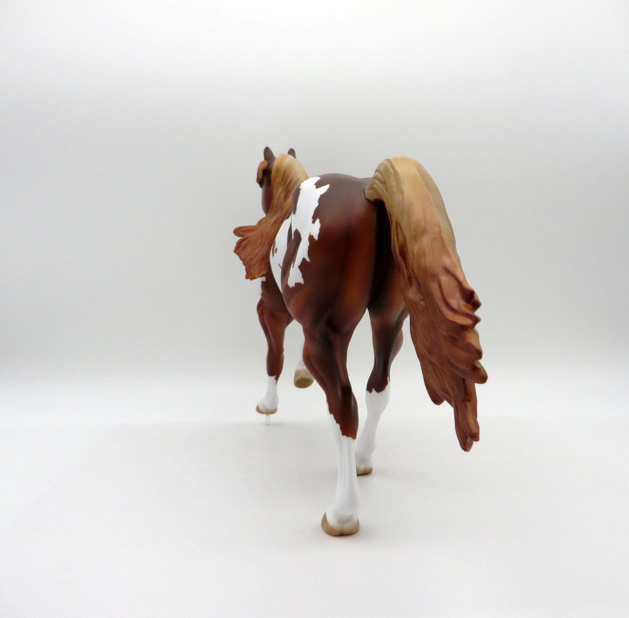 Ingmar-OOAK Chestnut Overo Foundation Quarter Horse Painted By Julie EQ 21