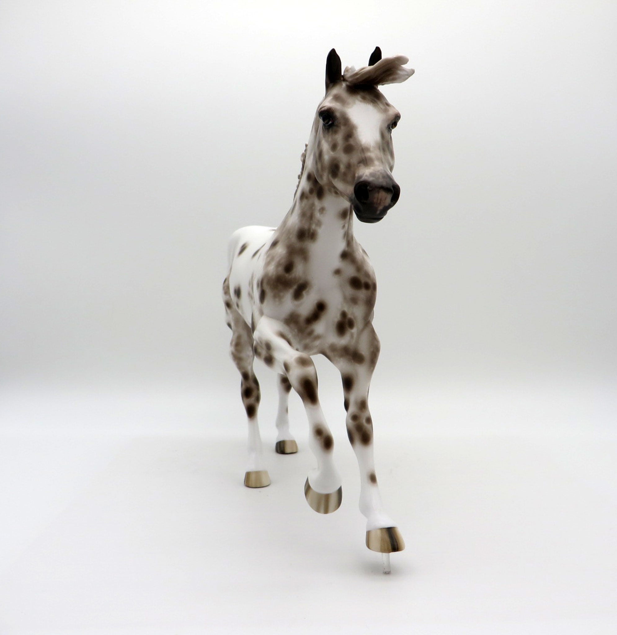 Island in the Sun-OOAK Chestnut Appaloosa FQH Painted by Sheryl Leisure 8/9/21