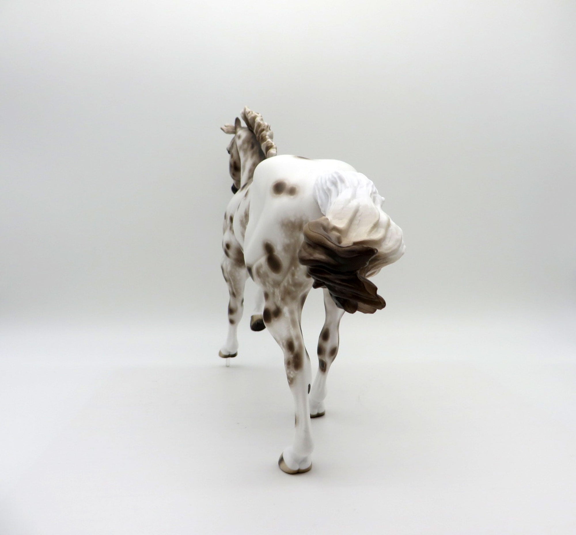 Island in the Sun-OOAK Chestnut Appaloosa FQH Painted by Sheryl Leisure 8/9/21