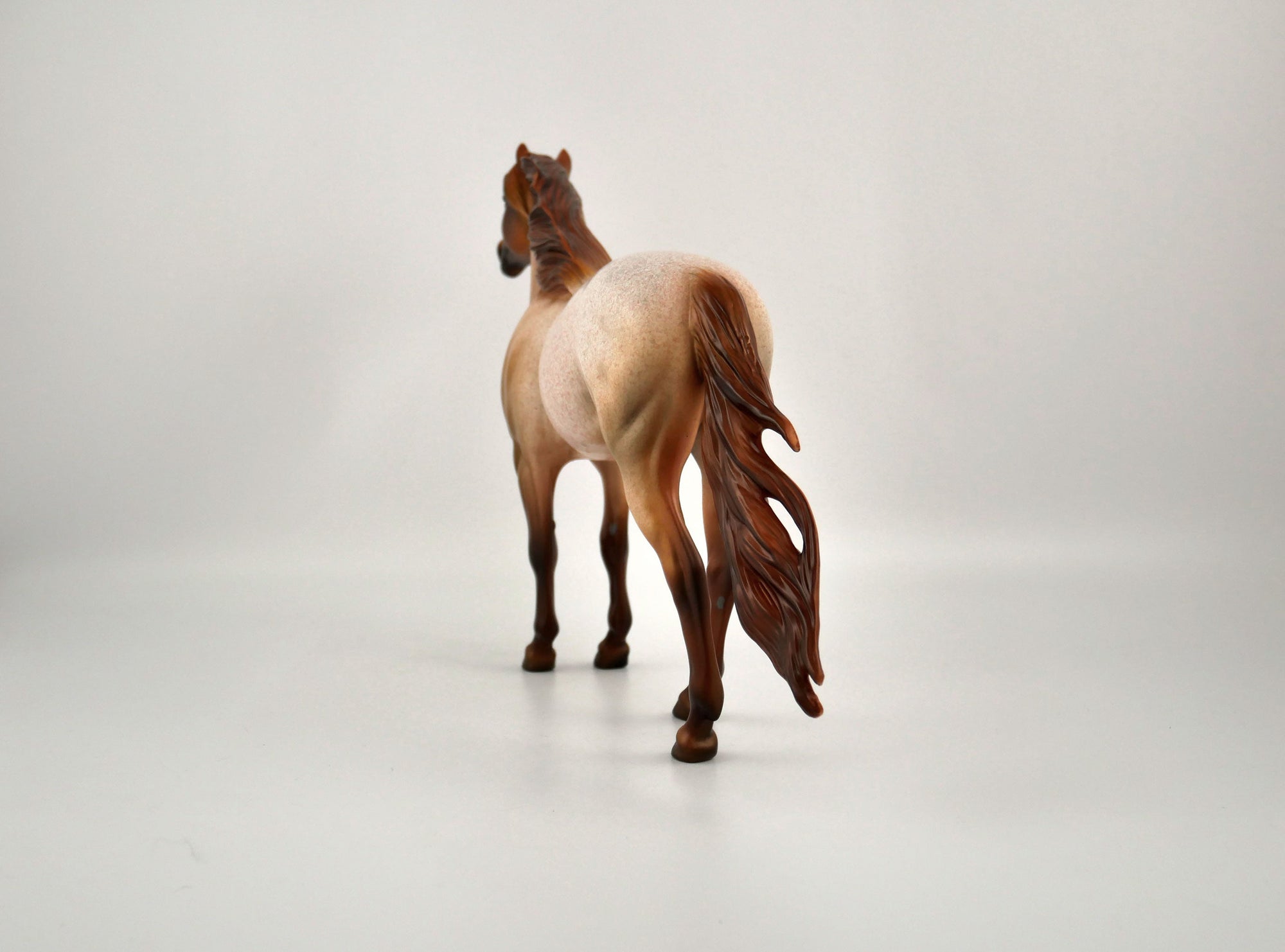 Jasper-OOAK Red Roan Mustang Painted by Dawn Quick