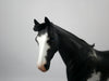 Jericho Cane-OOAK Black Sabino Pony  Painted By Sheryl Leisure 1/15/21