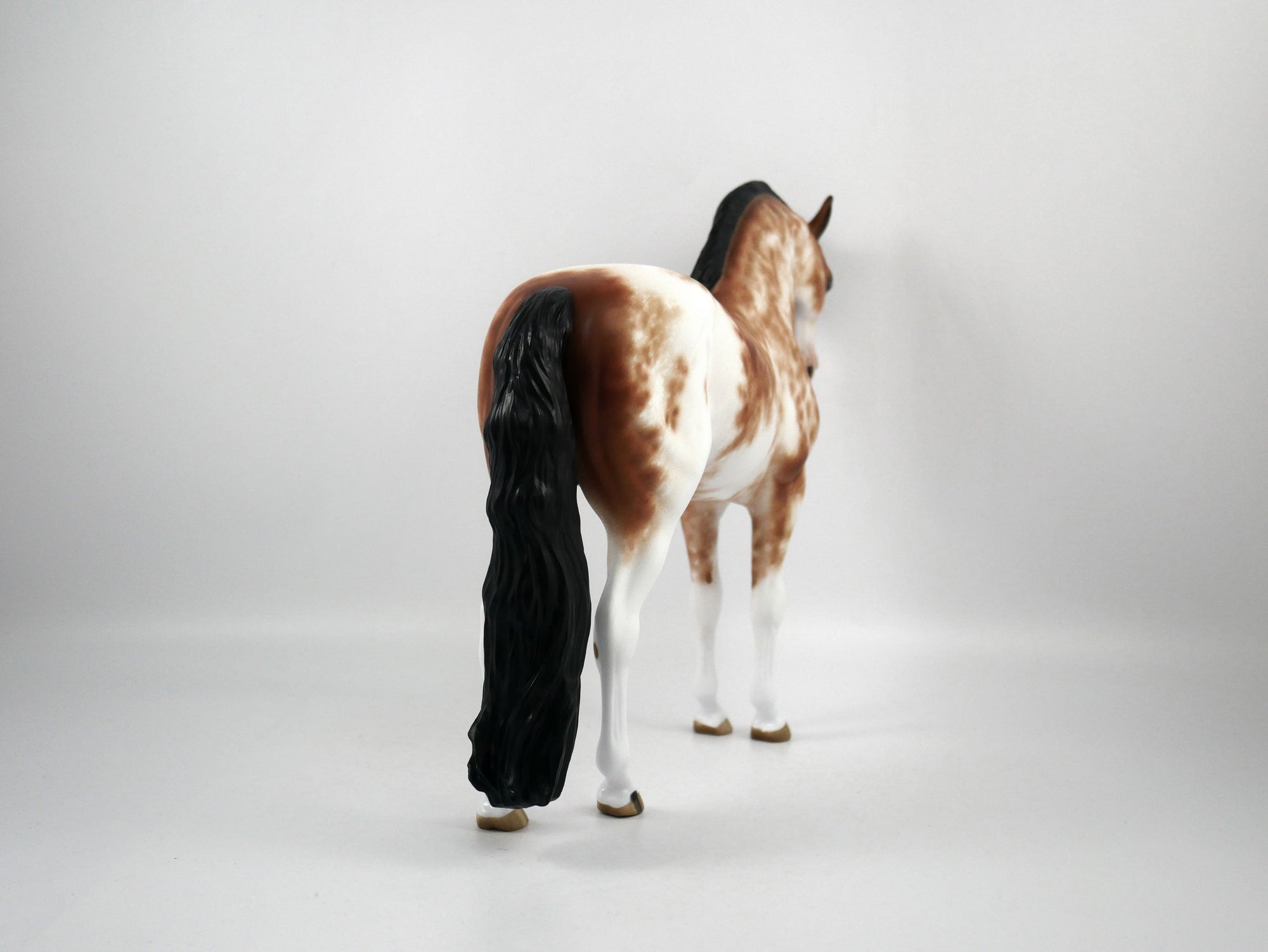 John Matrix-OOAK Bay Sabino Andalusian Painted By Sheryl Leisure 1/15/21