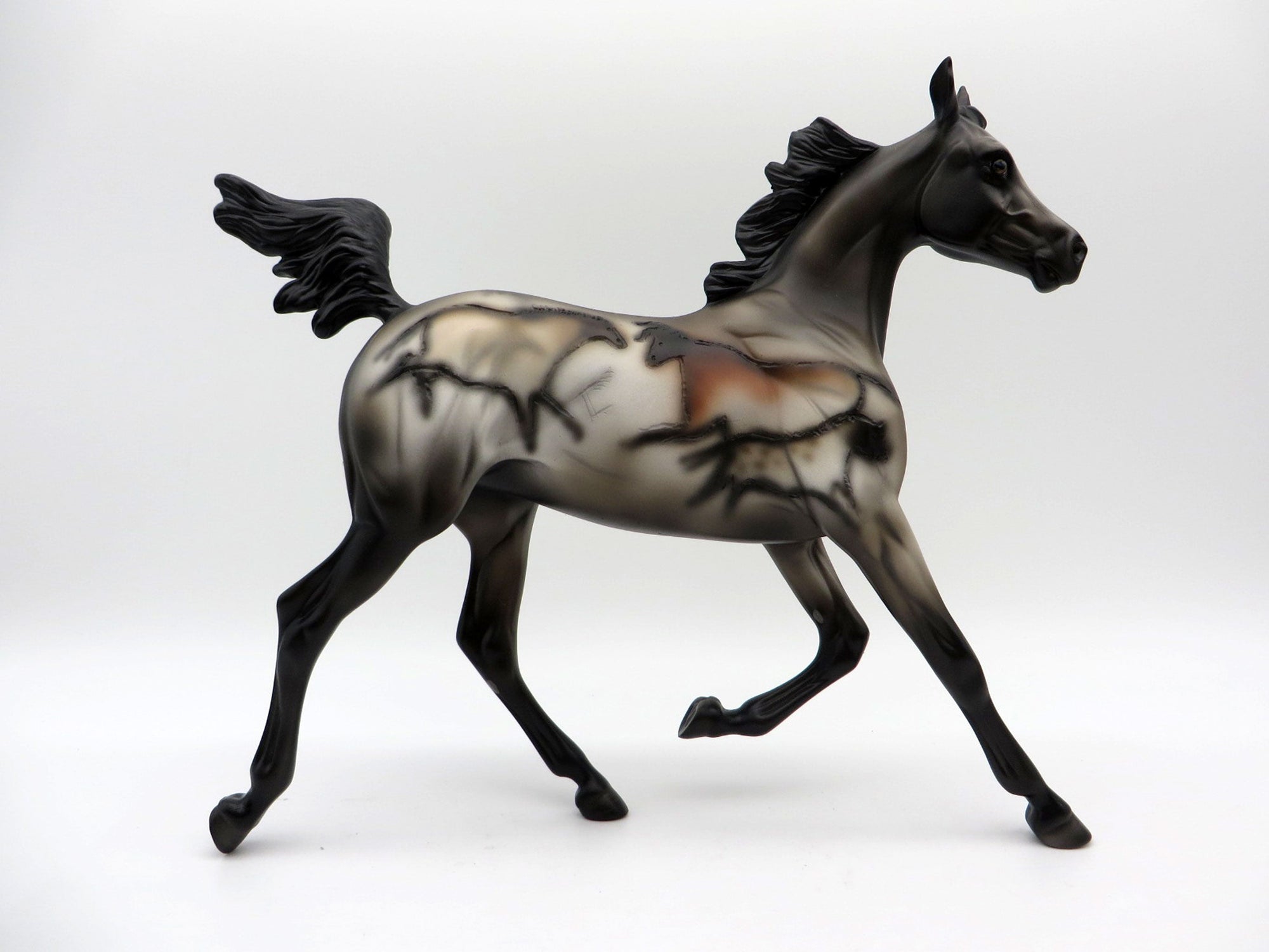 Lascaux Yearling-OOAK Deco Yearling Painted By Sheryl Leisure EQ 21