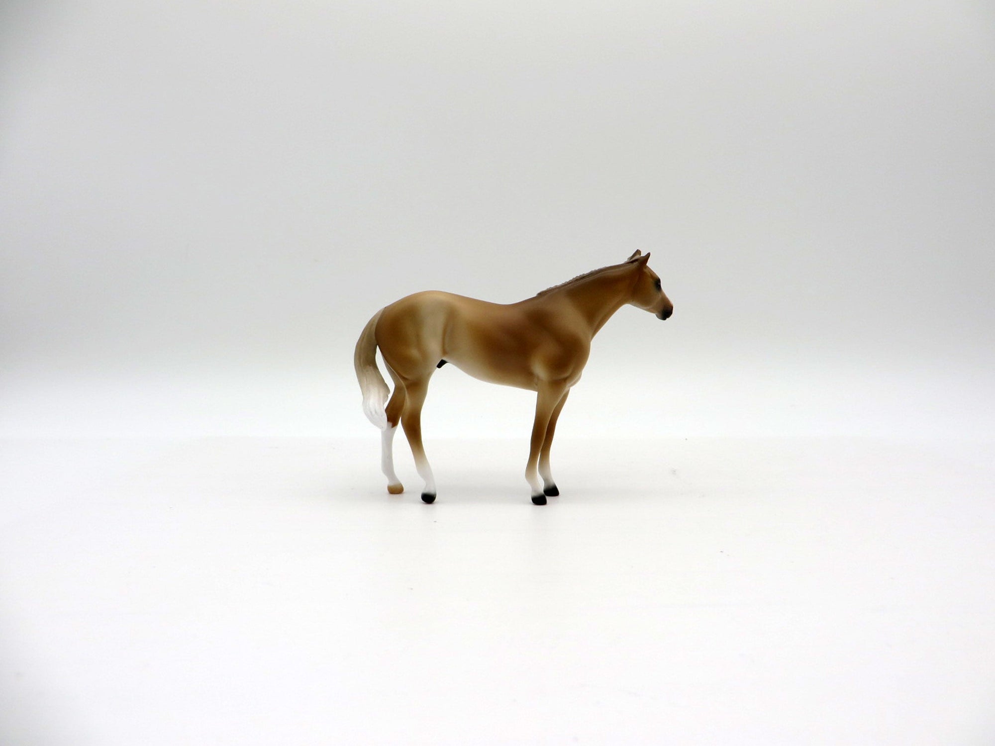 Mini Me Letting Go-Le-15 CM Light Sorrel Stock Horse Chip | Painted By Audrey Dixon EQ 21