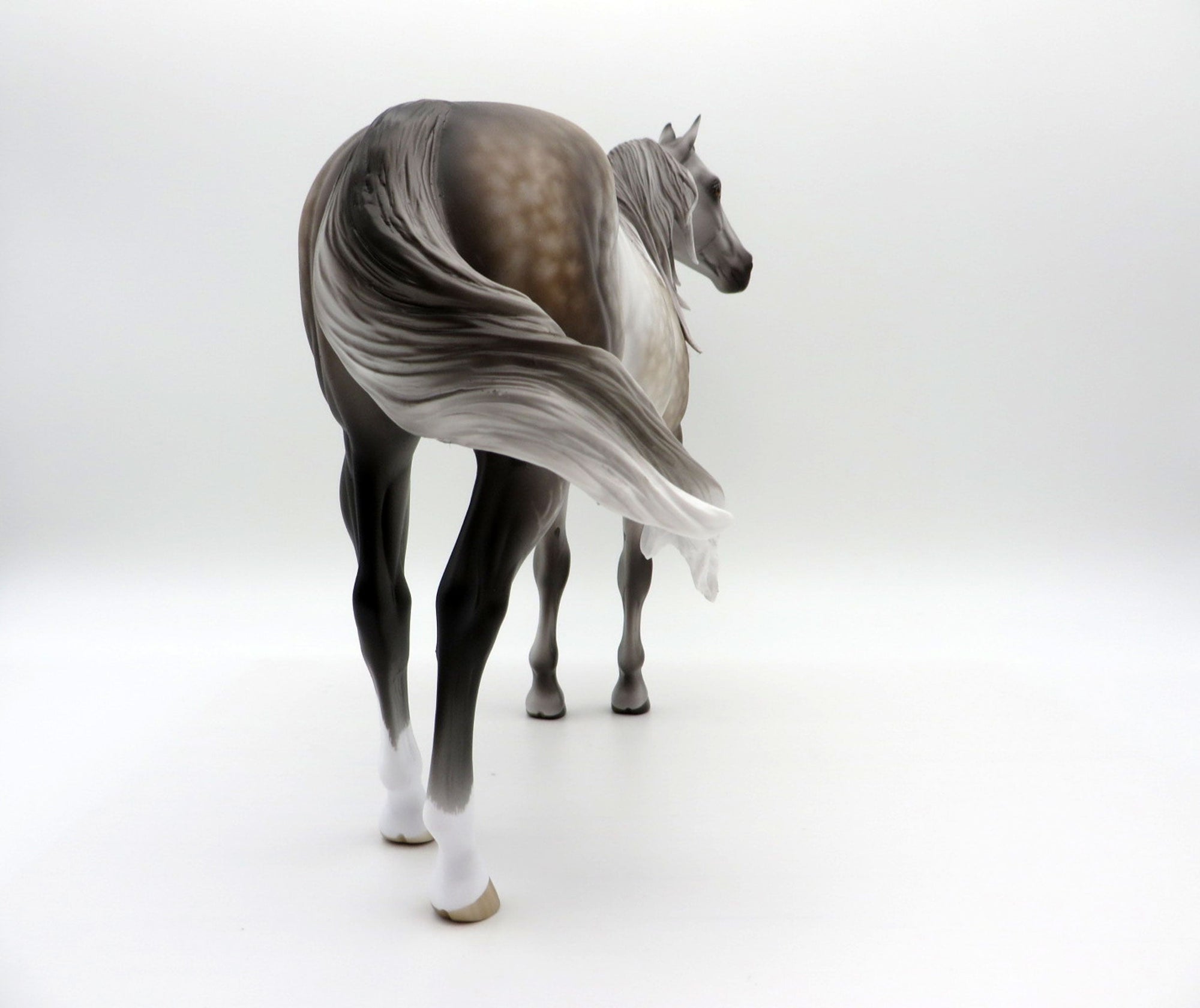 Love Letters-OOAK Star Dapple Grey ISH Painted by Sheryl Leisure 8/1/21