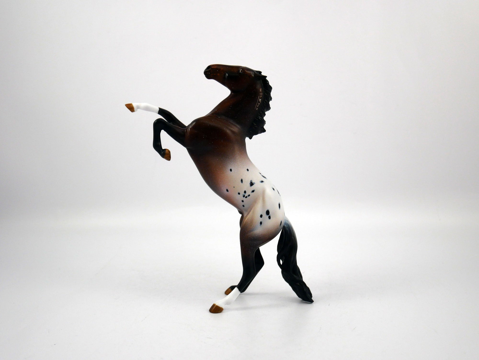 Lucky Pass-OOAK Appaloosa Rearing Pebbles SB21