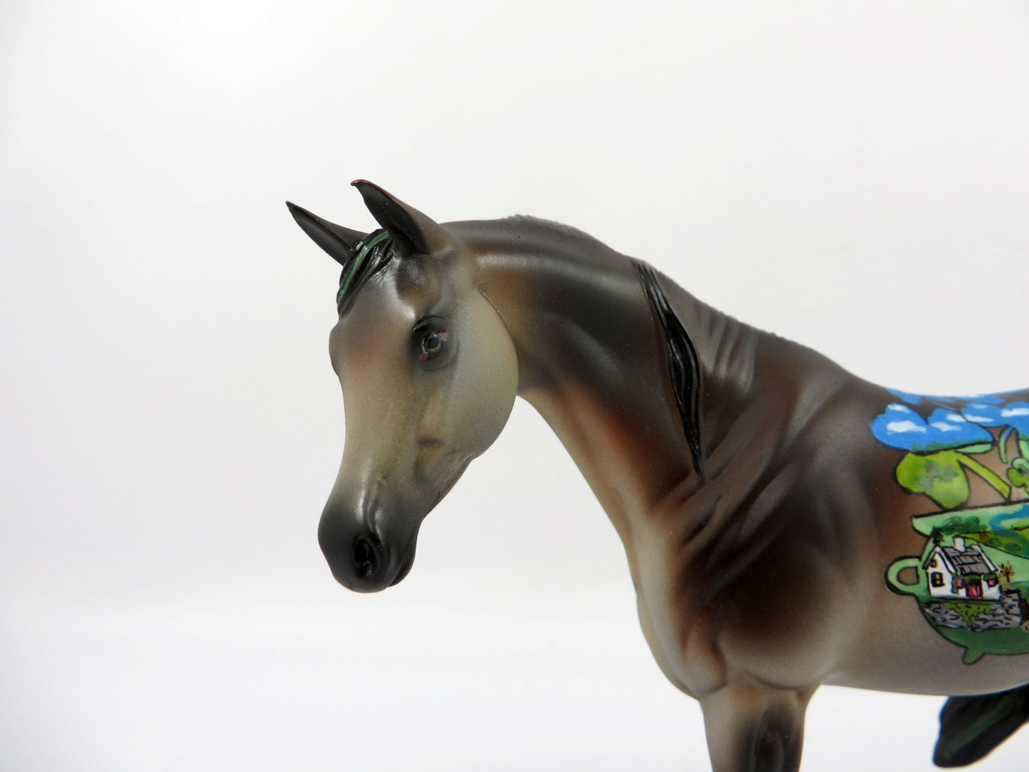 Lucky Pot-OOAK Deco Arab Pebbles by Jas Fanning 3/12/21