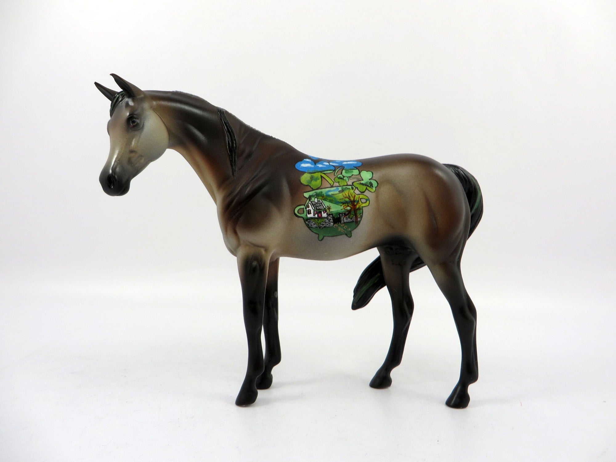 Lucky Pot-OOAK Deco Arab Pebbles by Jas Fanning 3/12/21