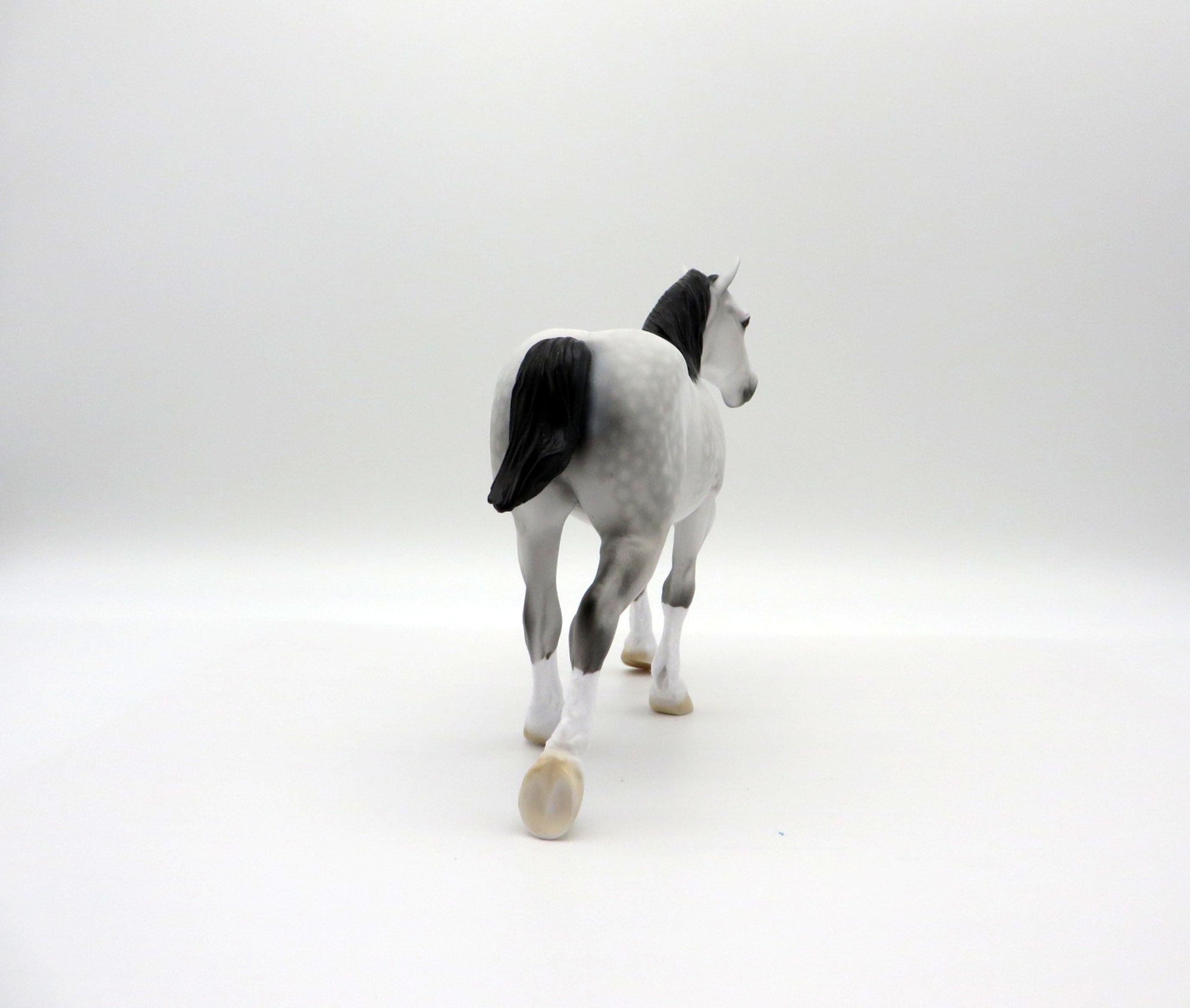 Lulani-OOAK Dapple Grey Trotting Drafter Pebbles SHCF 2021