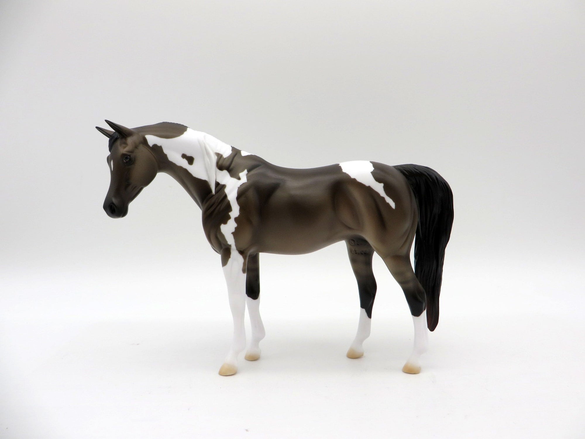 Lyric-OOAK Grulla Pint Arabian Mare Pebbles Painted by Ellen Robbins EQ 21