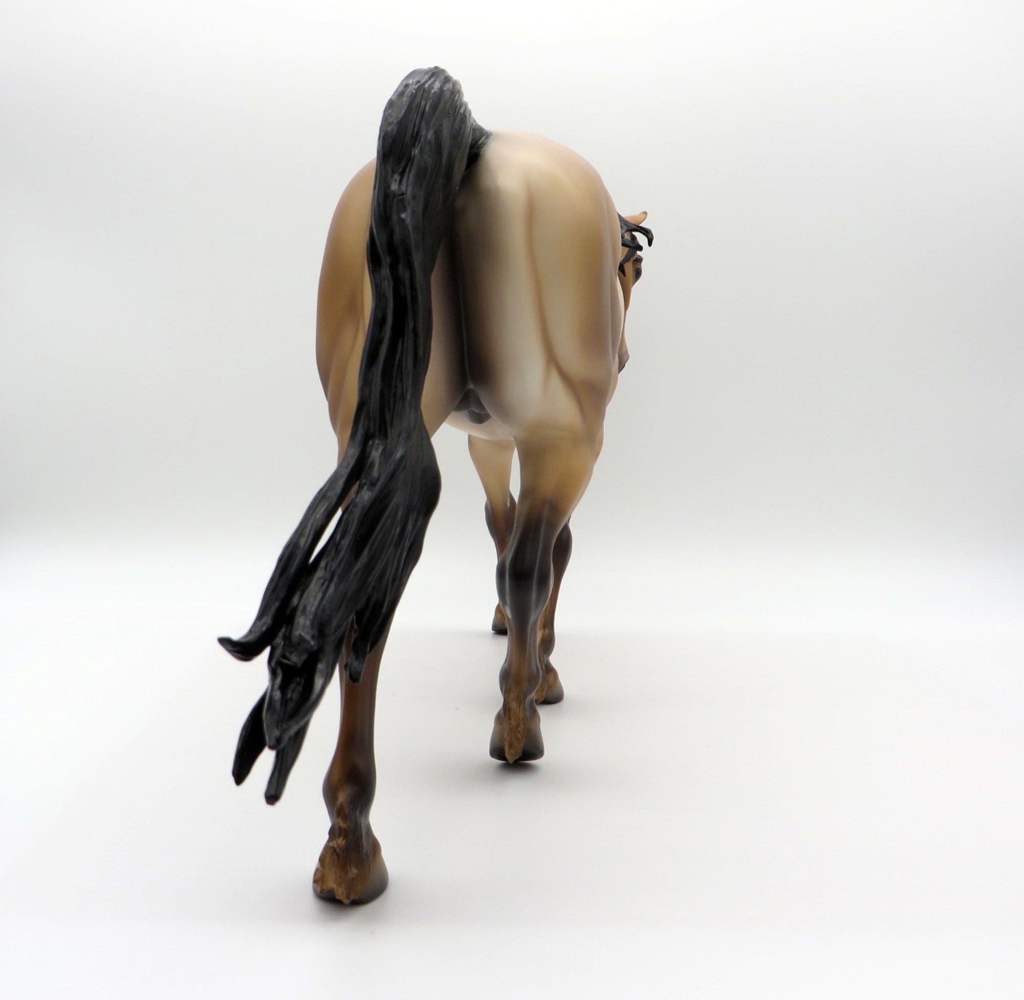 Mammoth-OOAK Brown Dun Irish Draft Painted By Caroline Boydston 6/28/21