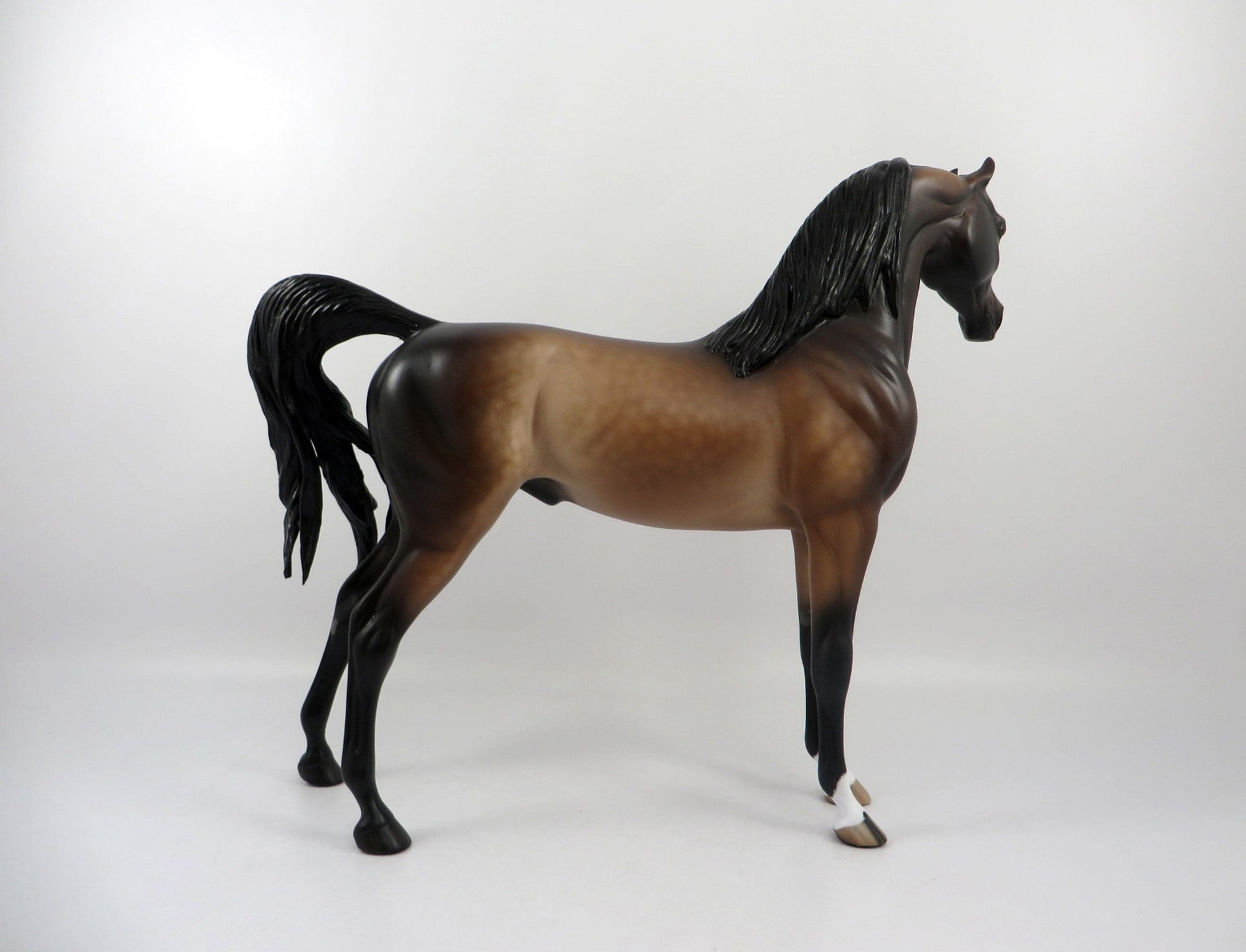 Mastermind-OOAK Seal Bay Arabian Painted by Sheryl Leisure 2/18/21