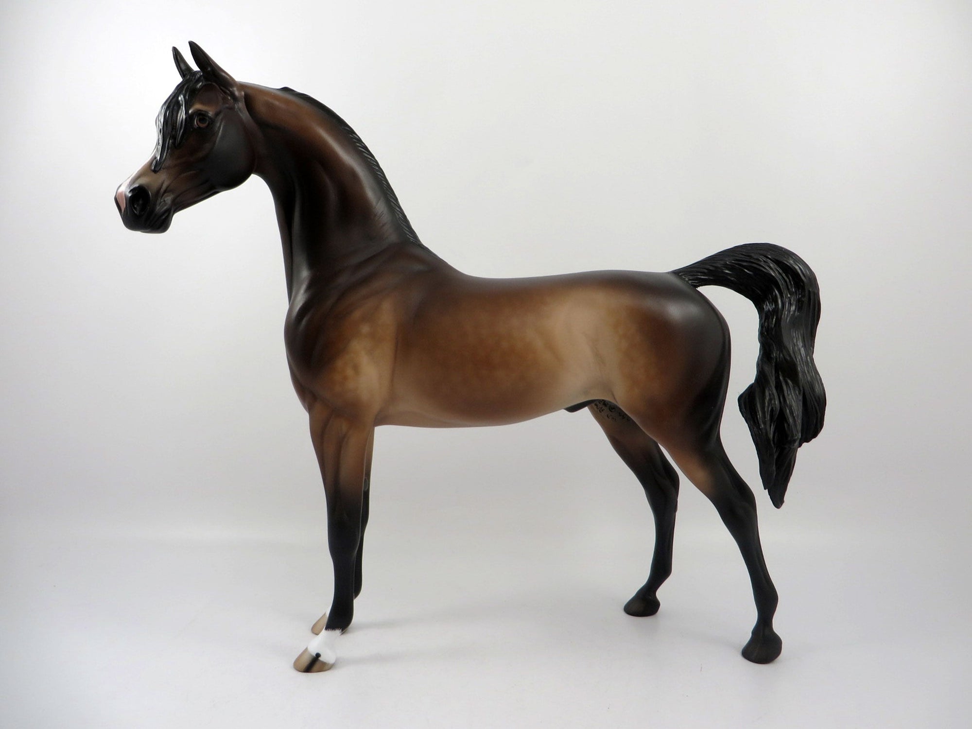 Mastermind-OOAK Seal Bay Arabian Painted by Sheryl Leisure 2/18/21