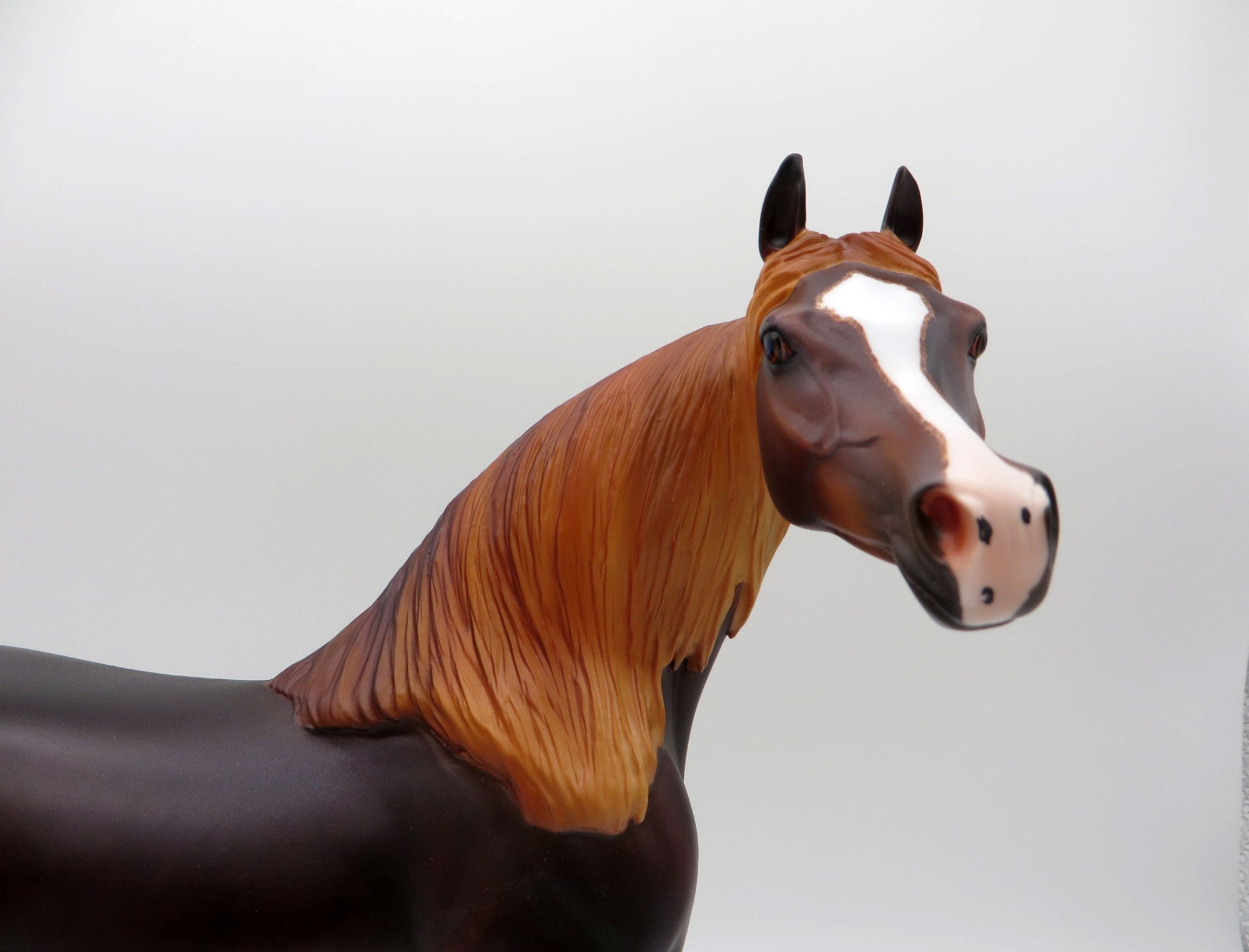 Mauna Kea-OOAK Dapple Chestnut Arabian Painted By Caroline Boydston 6/22/21