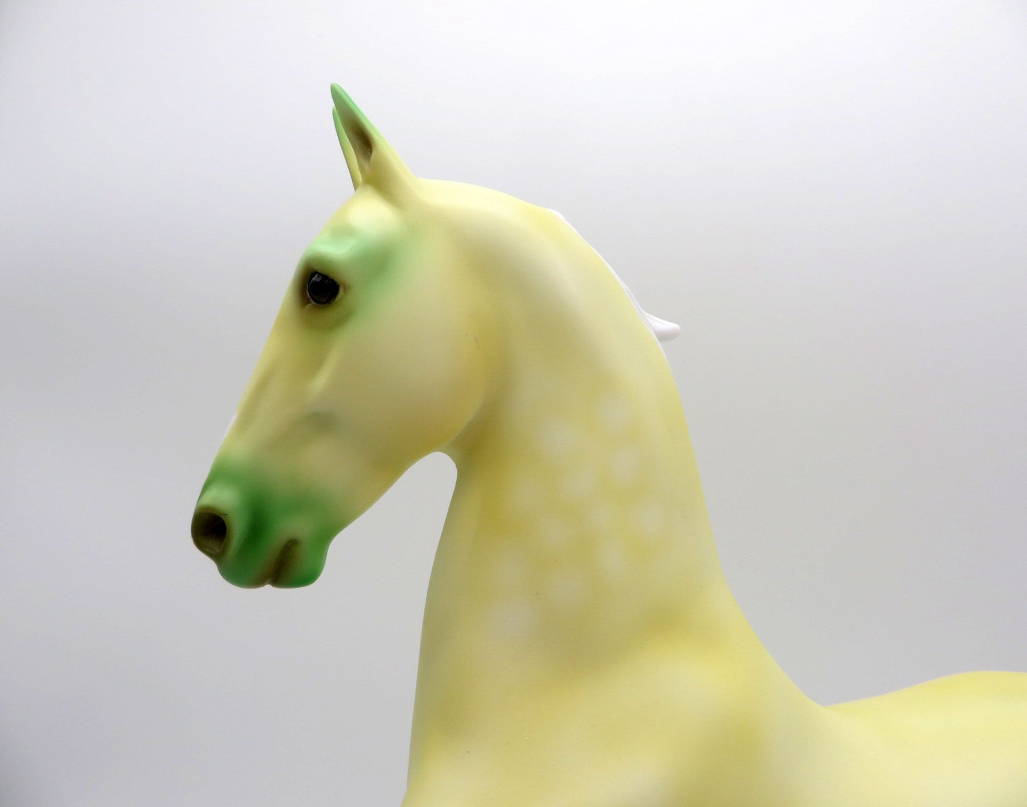 Mello Yellow-OOAK Deco Saddlebred Painted By Ellen Robbins 6/4/21
