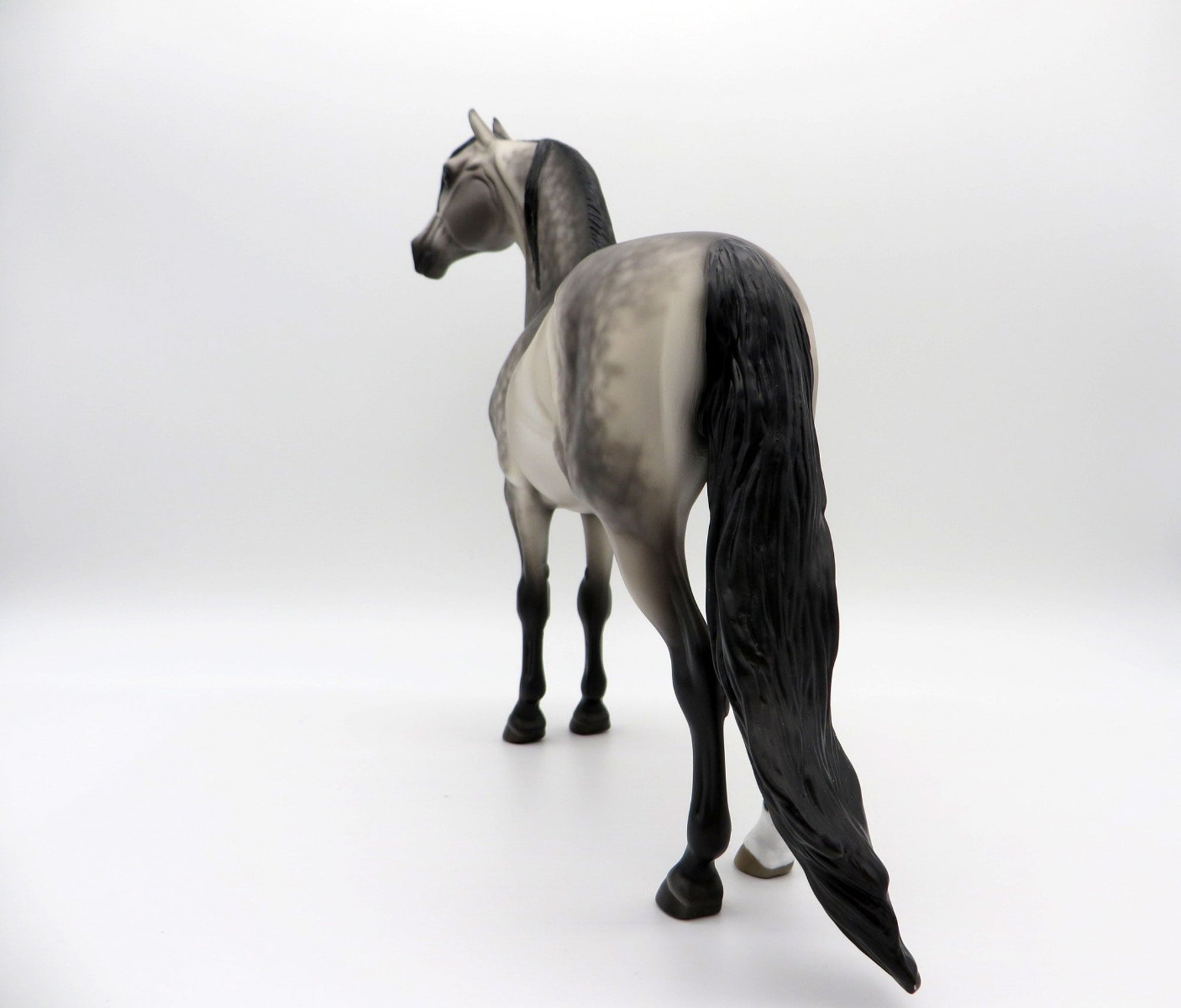 My Blue Heaven-OOAK Dusty Buckskin Morgan Painted by Sheryl Leisure 8/1/21