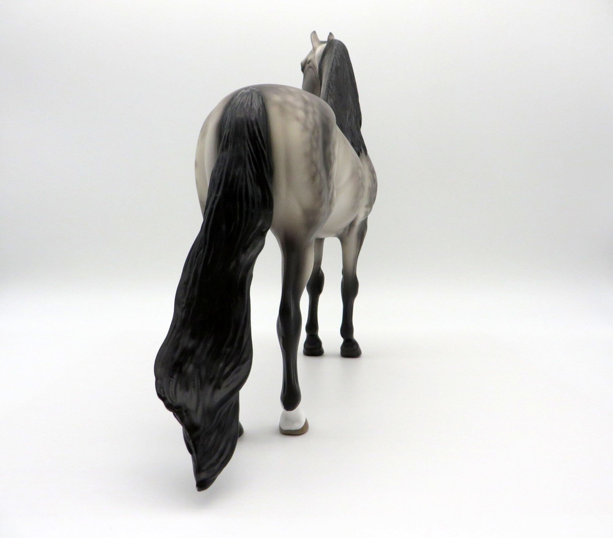 My Blue Heaven-OOAK Dusty Buckskin Morgan Painted by Sheryl Leisure 8/1/21