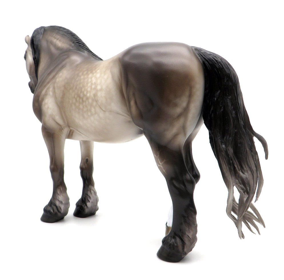 My Girl-OOAK Bay going Grey Heavy Draft Painted by Sheryl Leisure 10/25/21