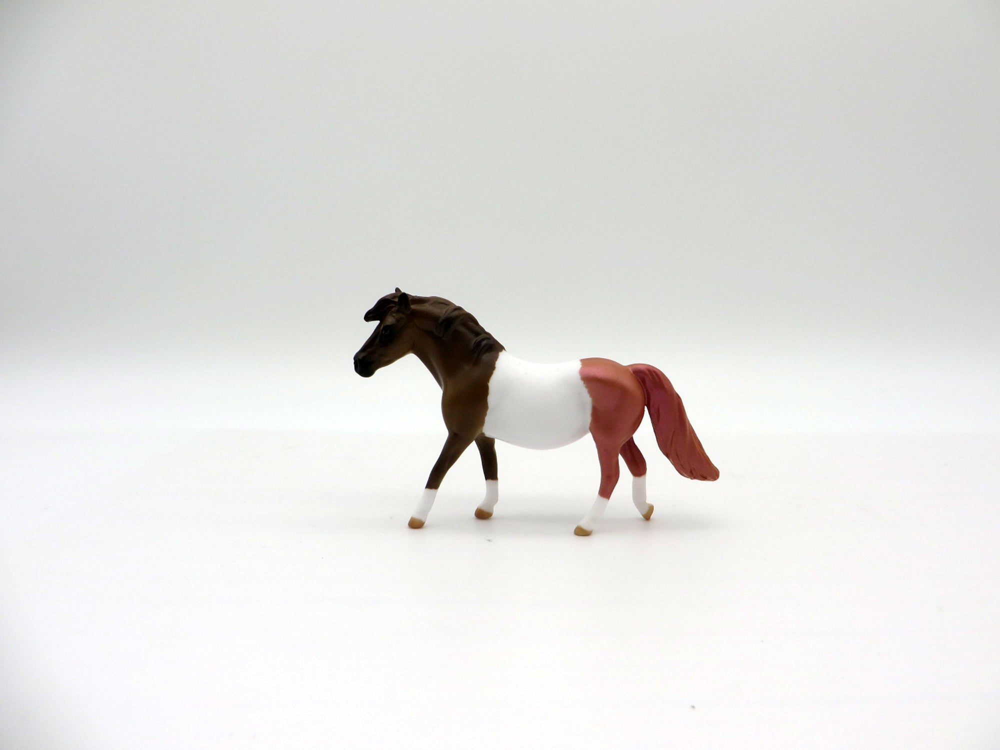 Neapolitan- OOAK Pony Chip Painted By Audrey Dixon NICM-7/23/21