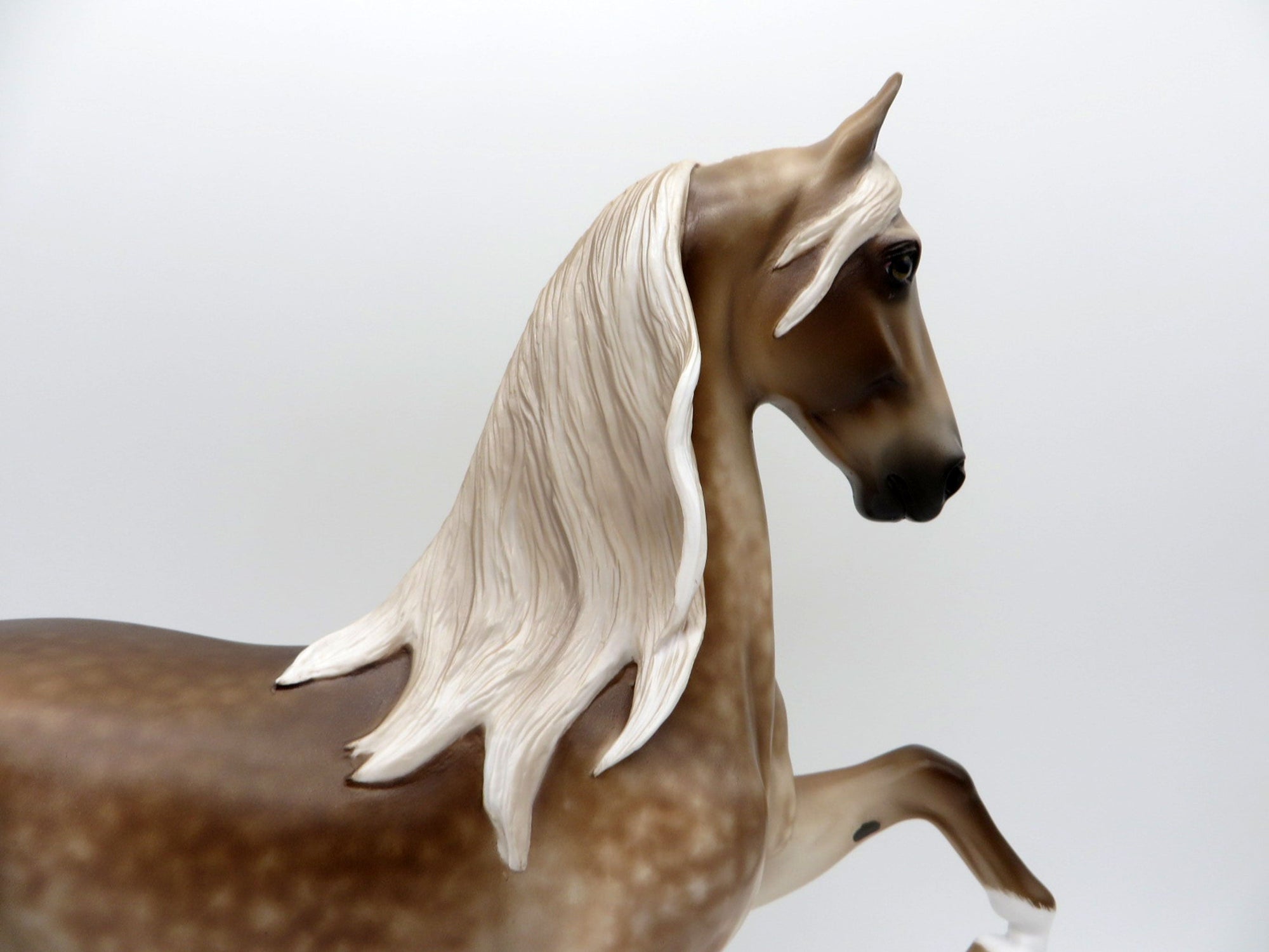 Odd's and Ends-OOAK Silver Dapple Saddlebred Painted by Sheryl Leisure 7/26/21