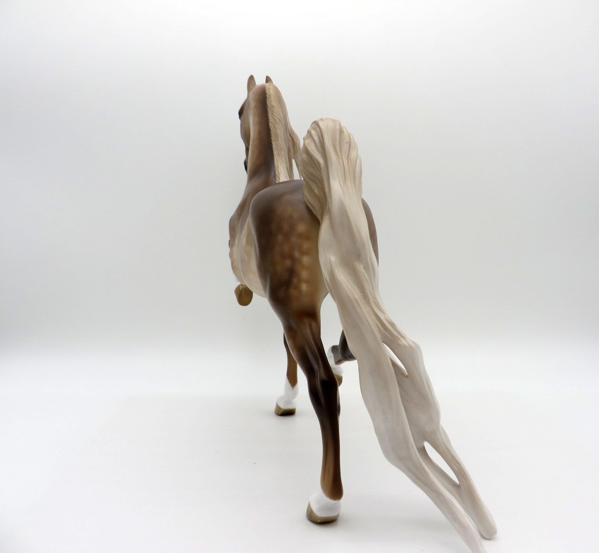 Odd's and Ends-OOAK Silver Dapple Saddlebred Painted by Sheryl Leisure 7/26/21