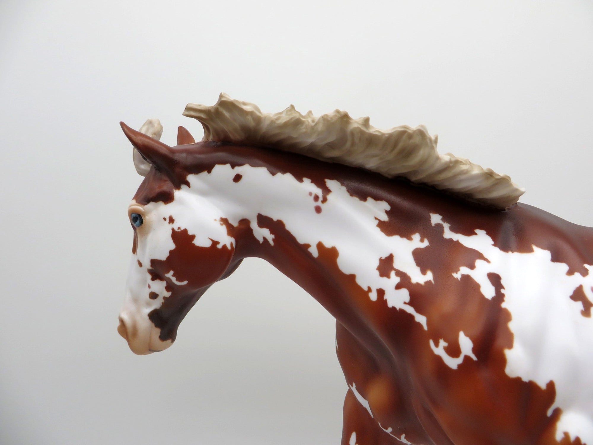 Orlaith-OOAK Chestnut Overo Running Stock Horse By Julie Keim 3/22