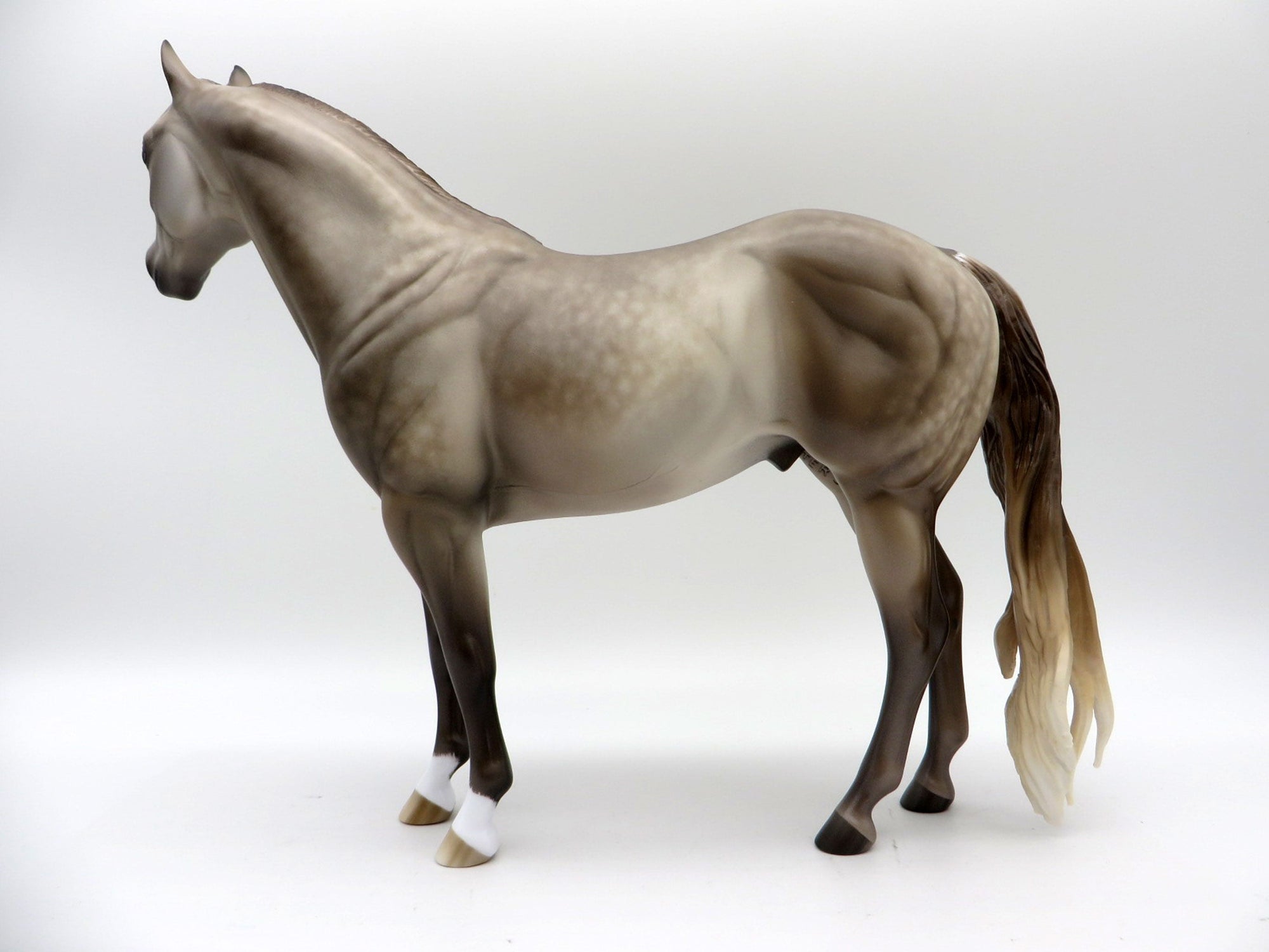 Otis-OOAK Dapple Buckskin ISH Painted by Sheryl Leisure 11/22/21