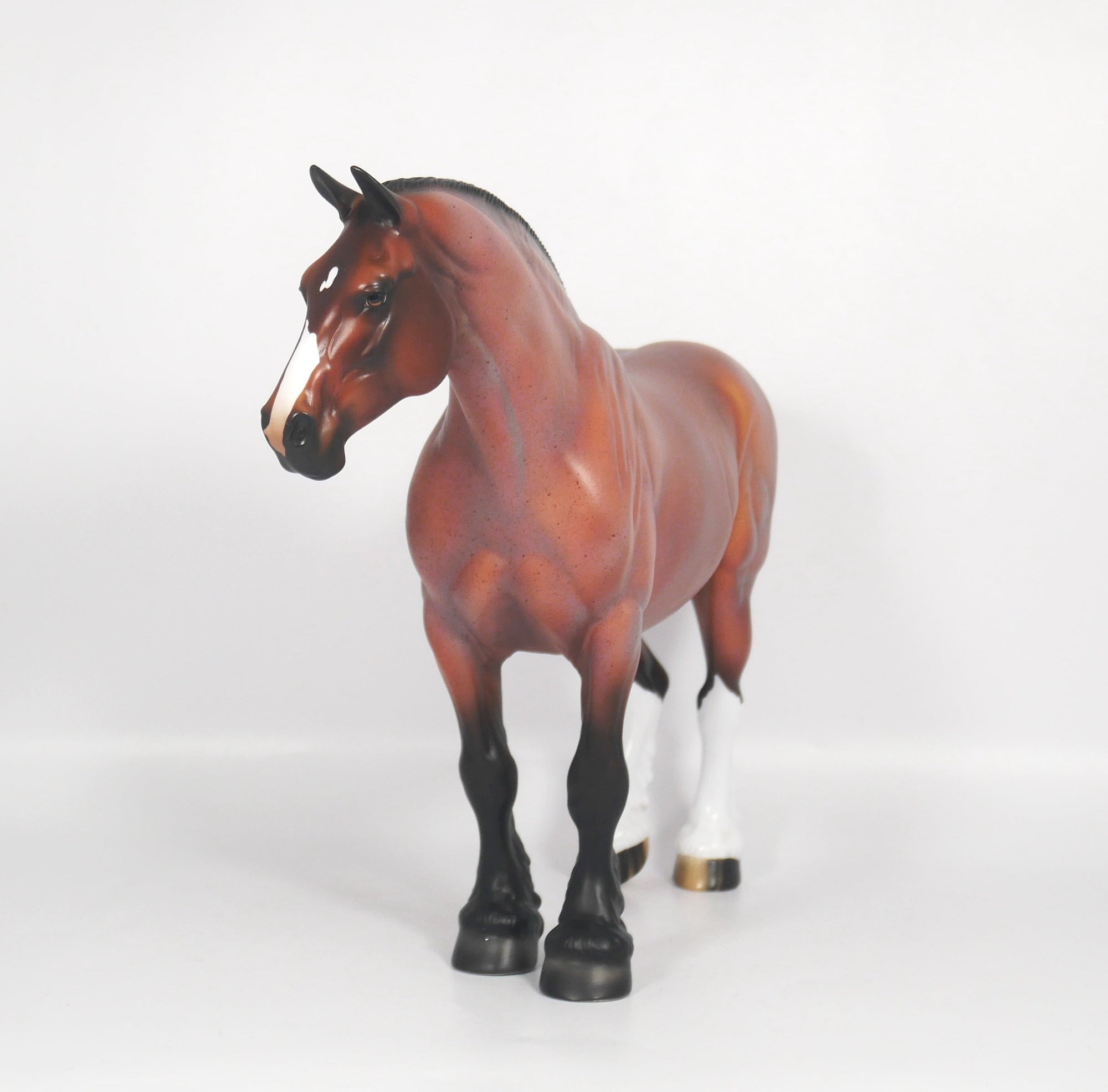 Denver-OOAK Red Roan Heavy Draft Mare SB21