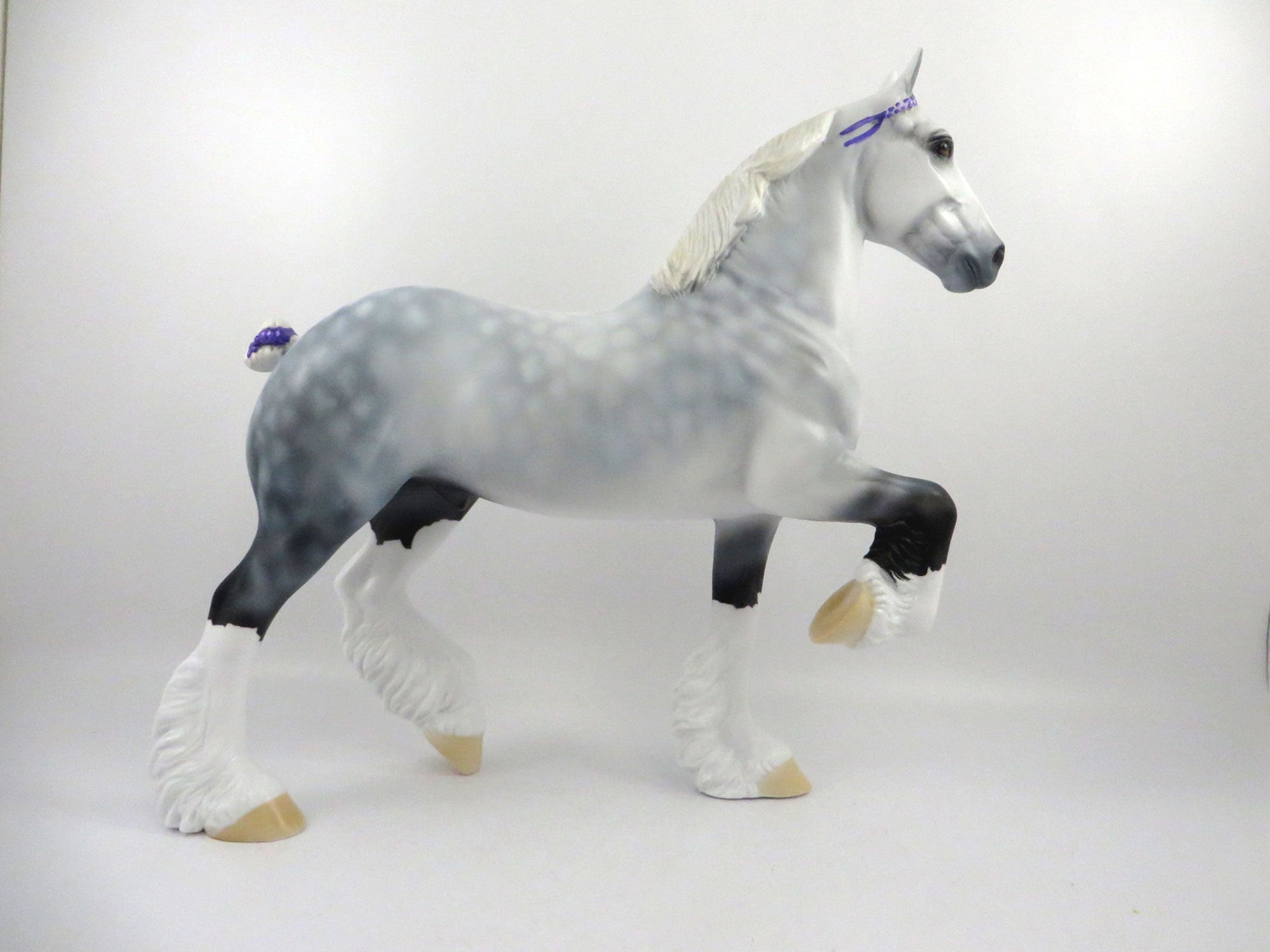 Paddie-OOAK Dapple Grey Trotting Draft 2/26/21