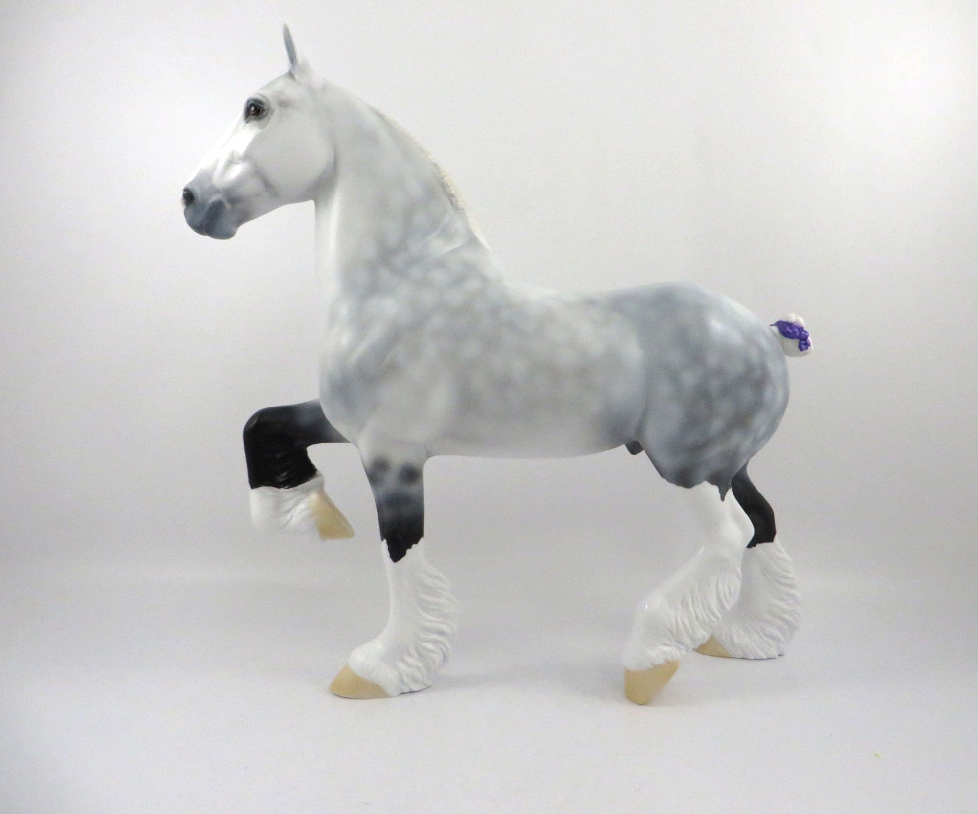 Paddie-OOAK Dapple Grey Trotting Draft 2/26/21