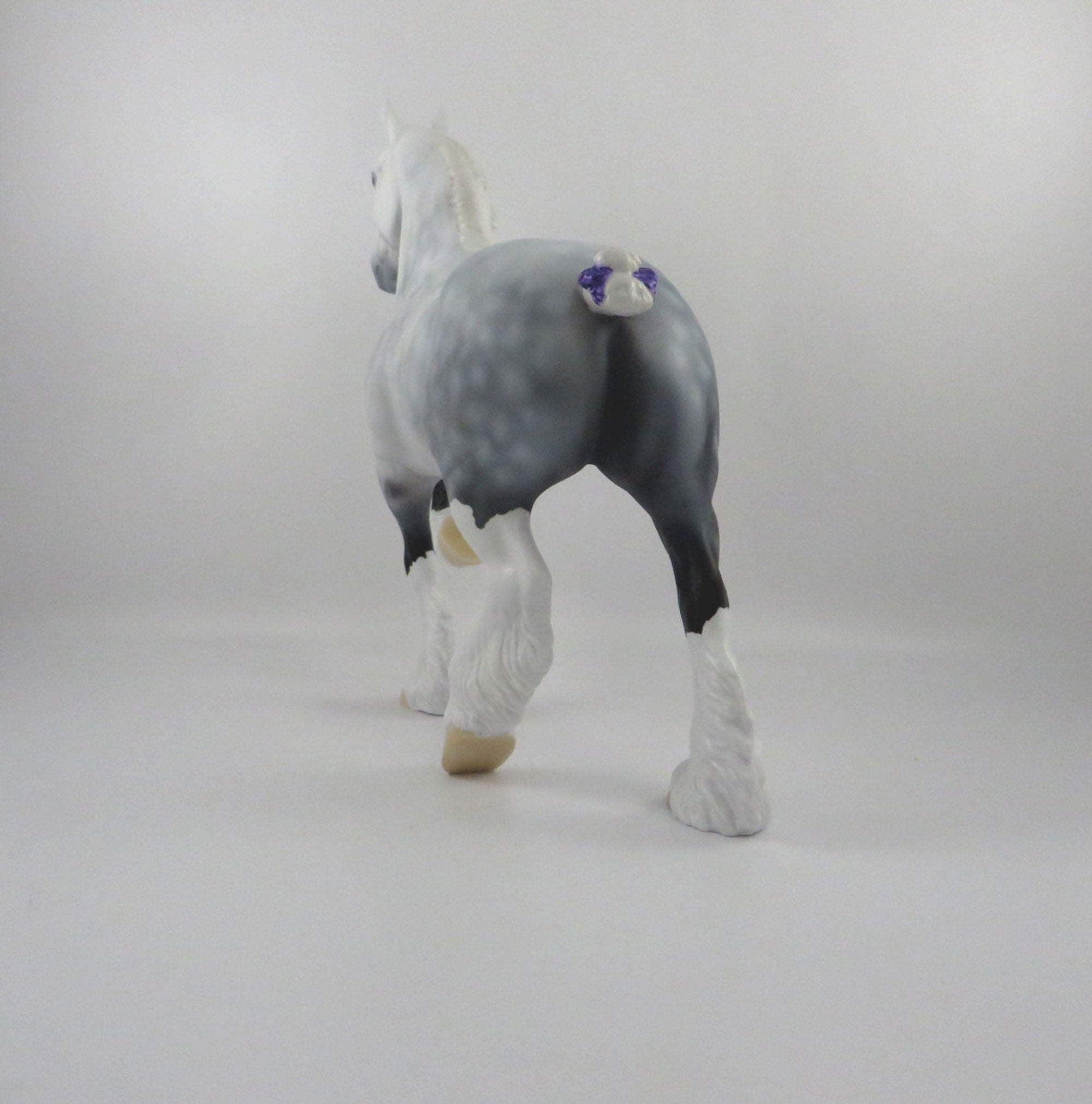 Paddie-OOAK Dapple Grey Trotting Draft 2/26/21