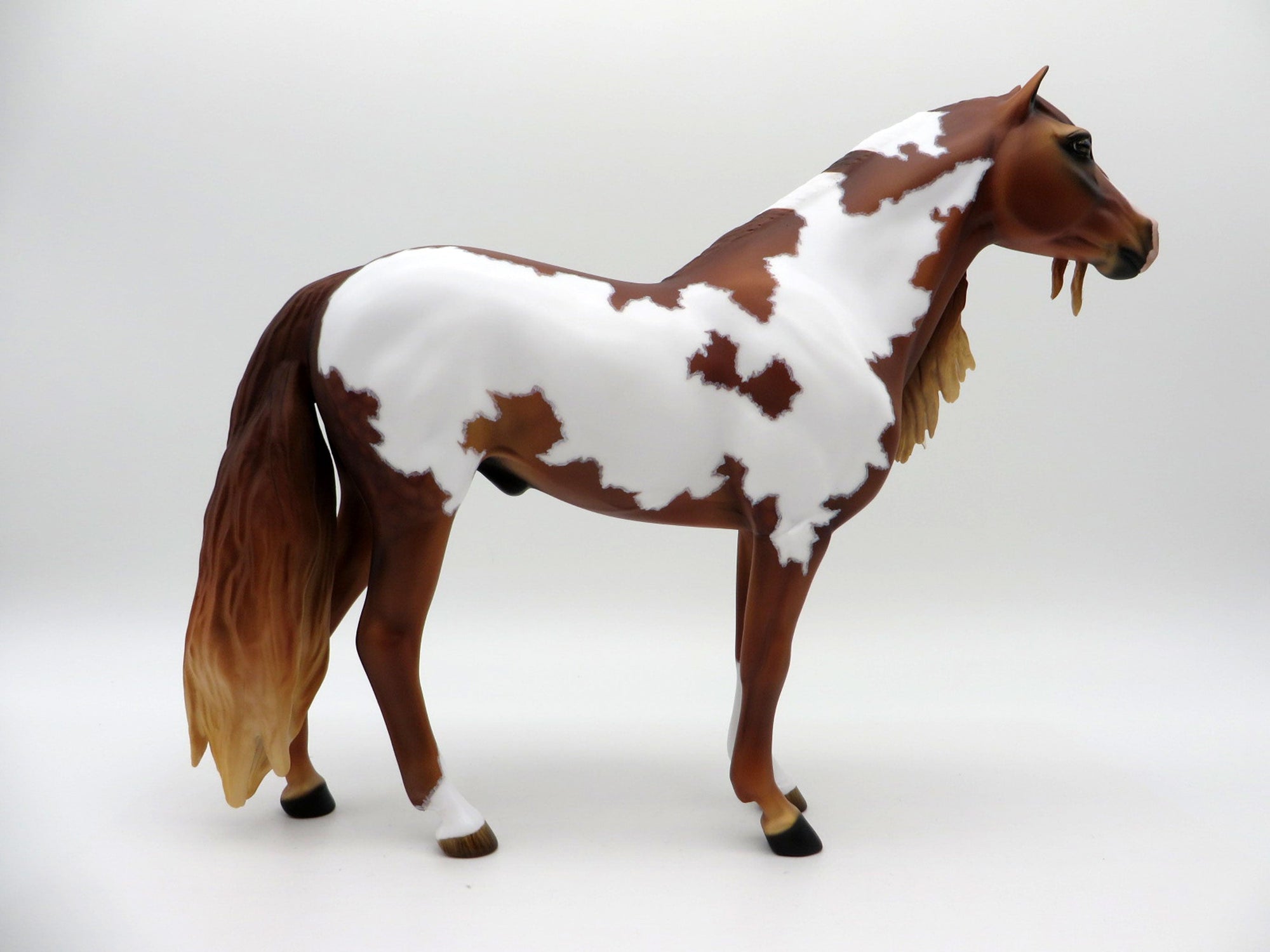 Paisley Desert-OOAK Chestnut Pinto Mustang Painted by Audrey Dixon EQ 21