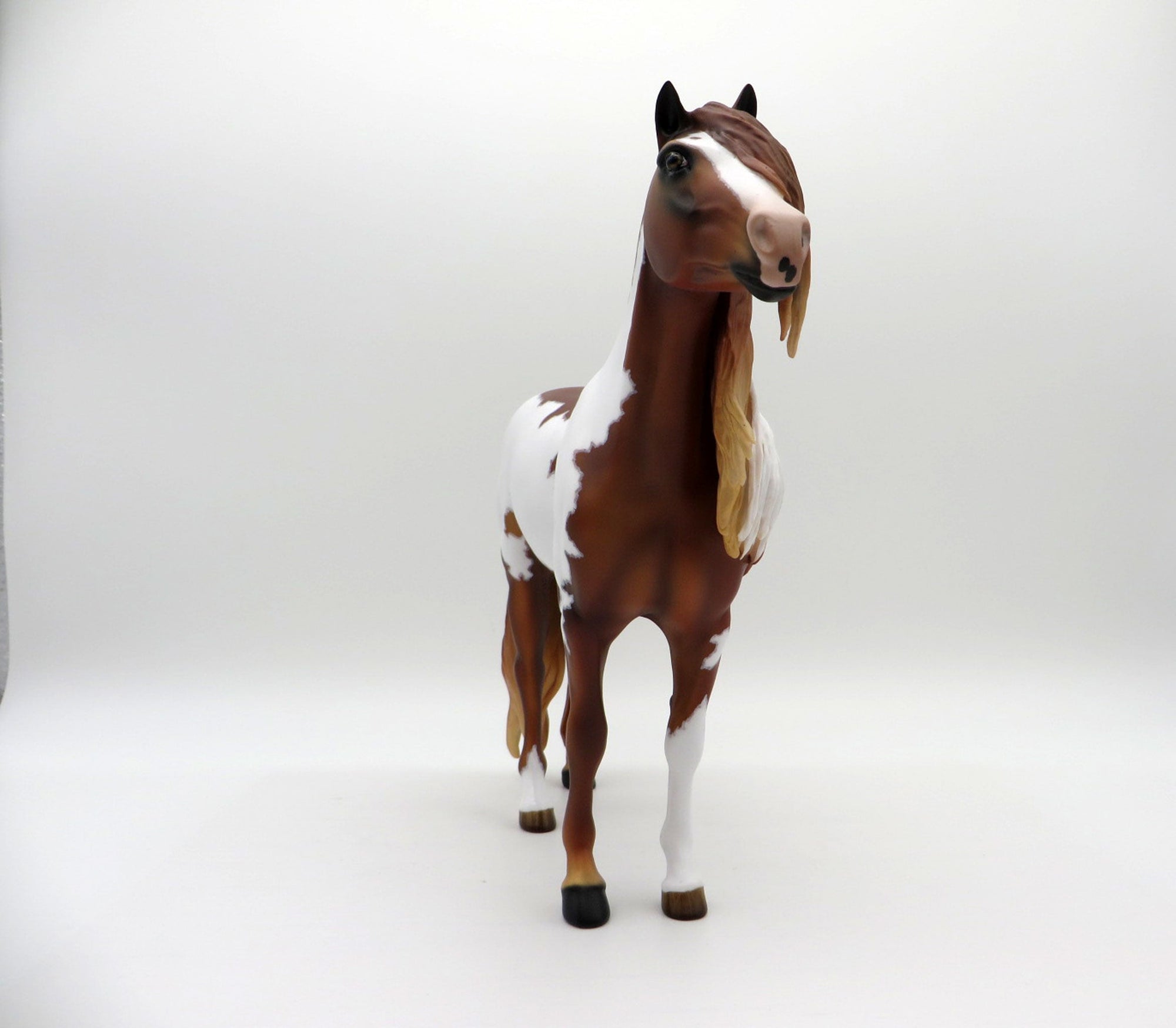 Paisley Desert-OOAK Chestnut Pinto Mustang Painted by Audrey Dixon EQ 21