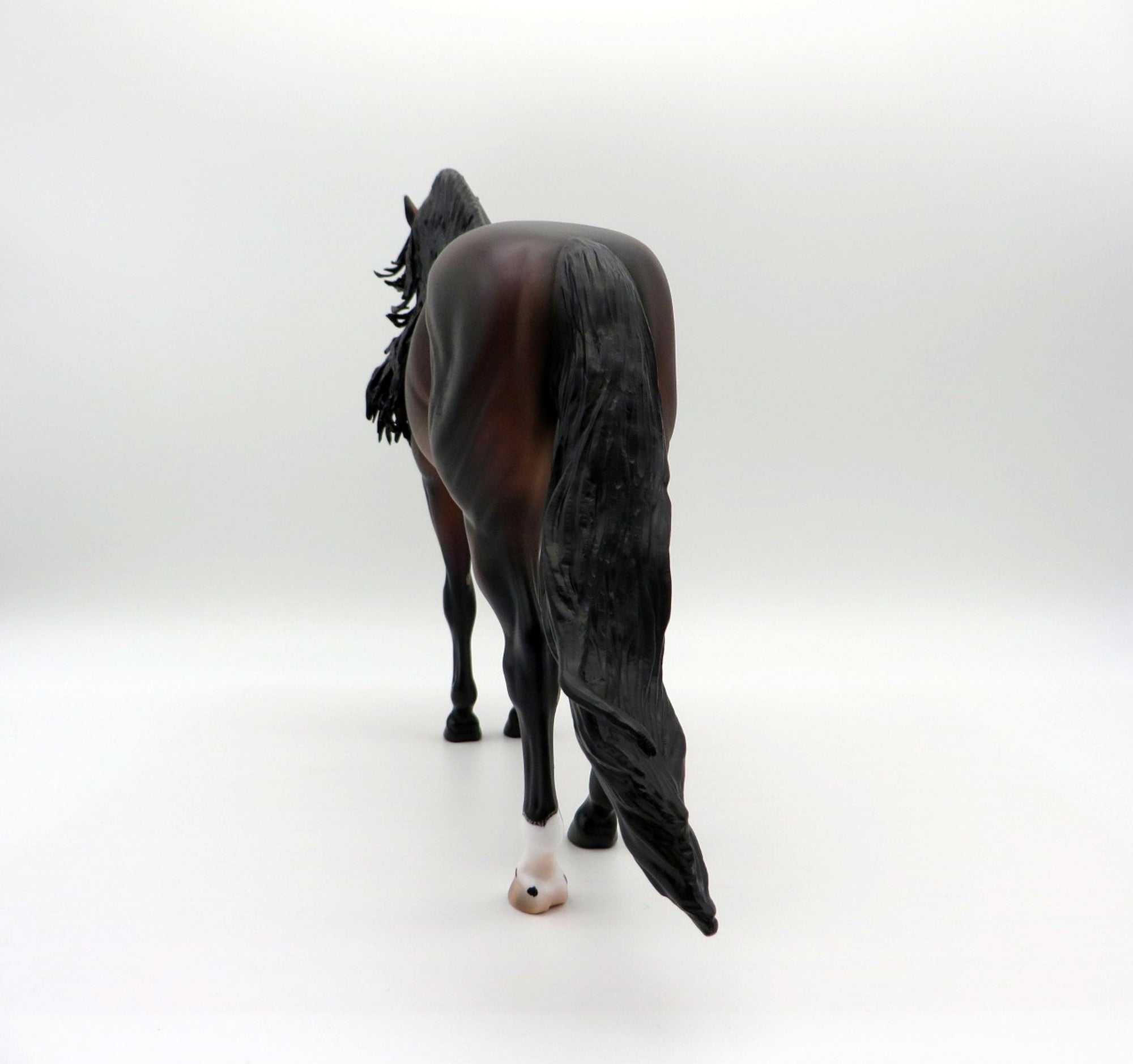 Paraguay-OOAK Dapple Bay Andalusian Painted By Caroline Boydston