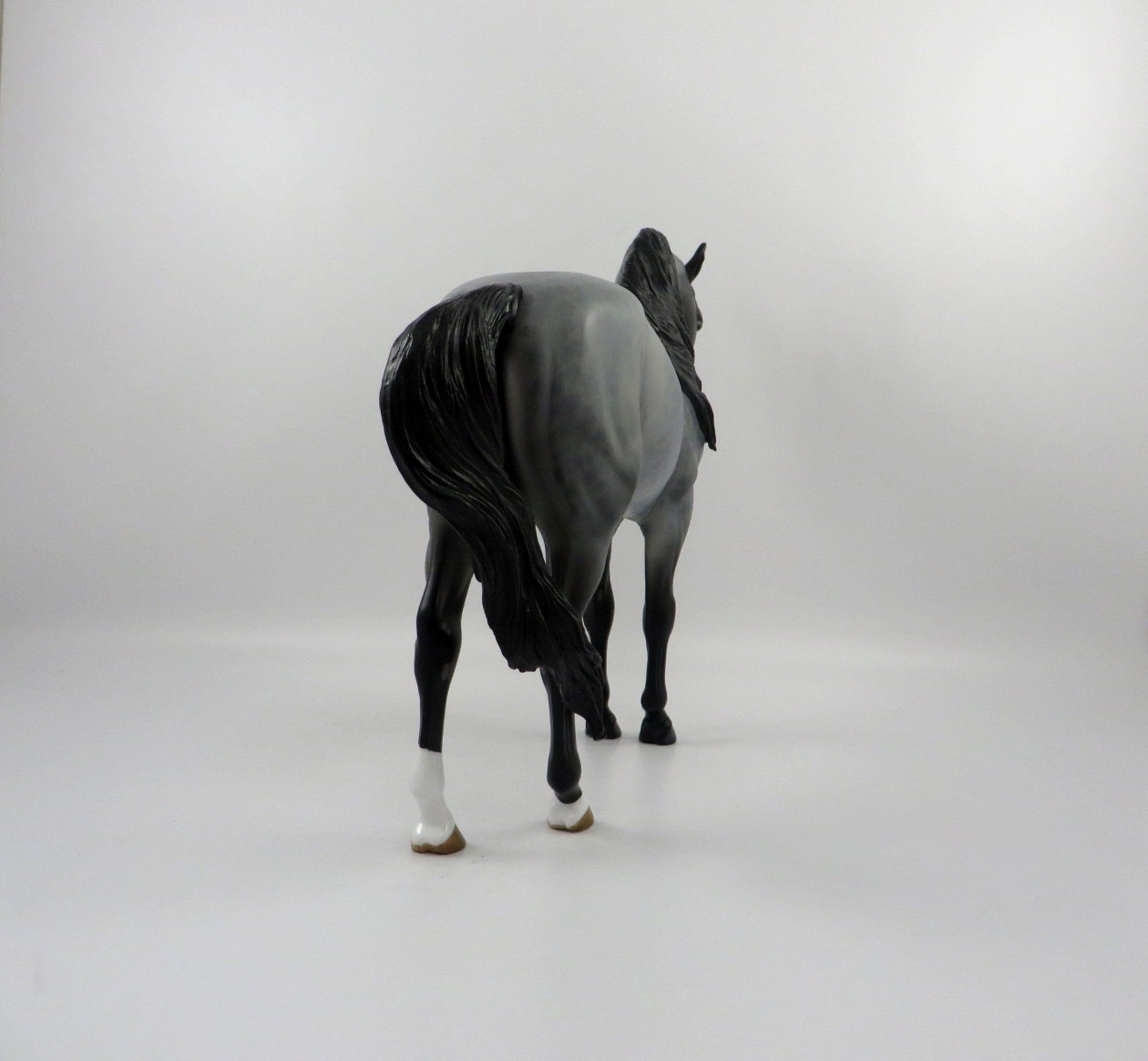 Passport-OOAK Reversed Dapple Roan Andalusian Painted By Audrey Dixon 3/12/21