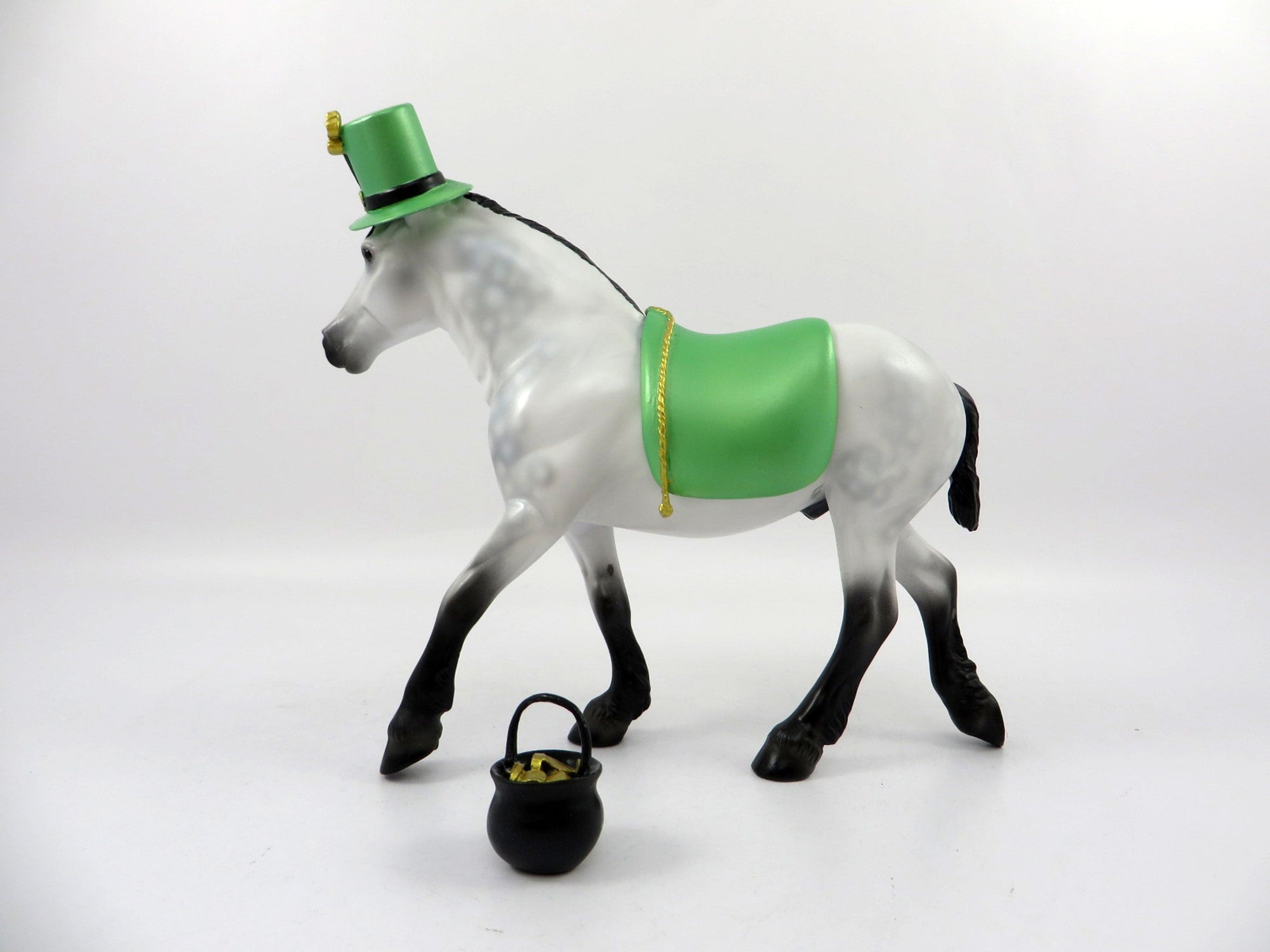 Patrick-OOAK St. Patrick's Day Trotting Draft Pebbles 3/15/21