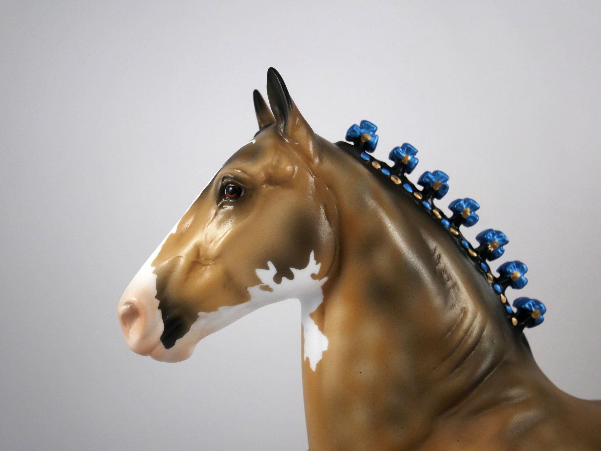 Patsy-OOAK Dapple Buckskin Paint Trotting Drafter by Ellen 1/29/21