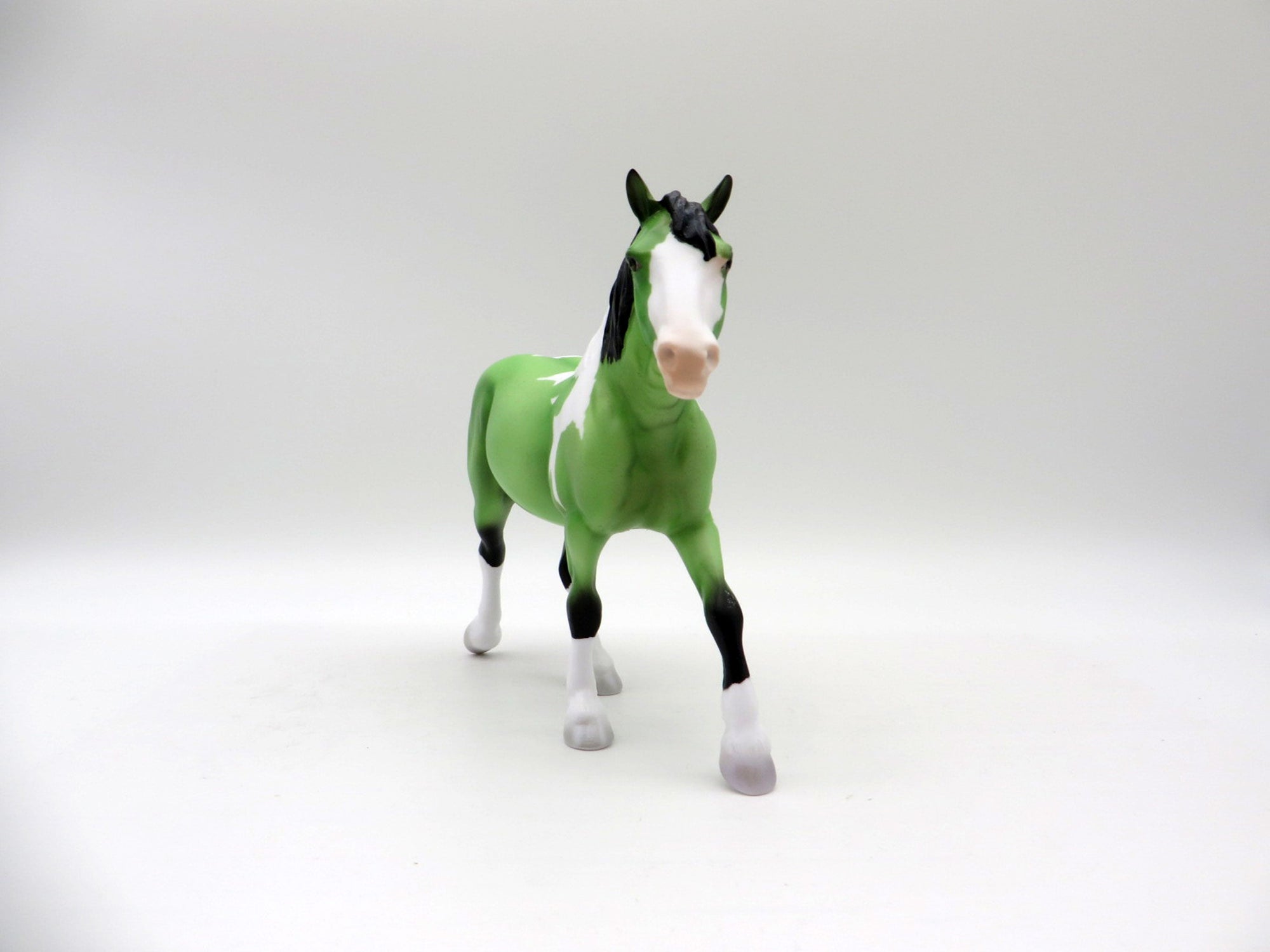 Peppermint Andy-OOAK Pebbles Trotting Drafter Painted By Ellen Robbins 5/28/21