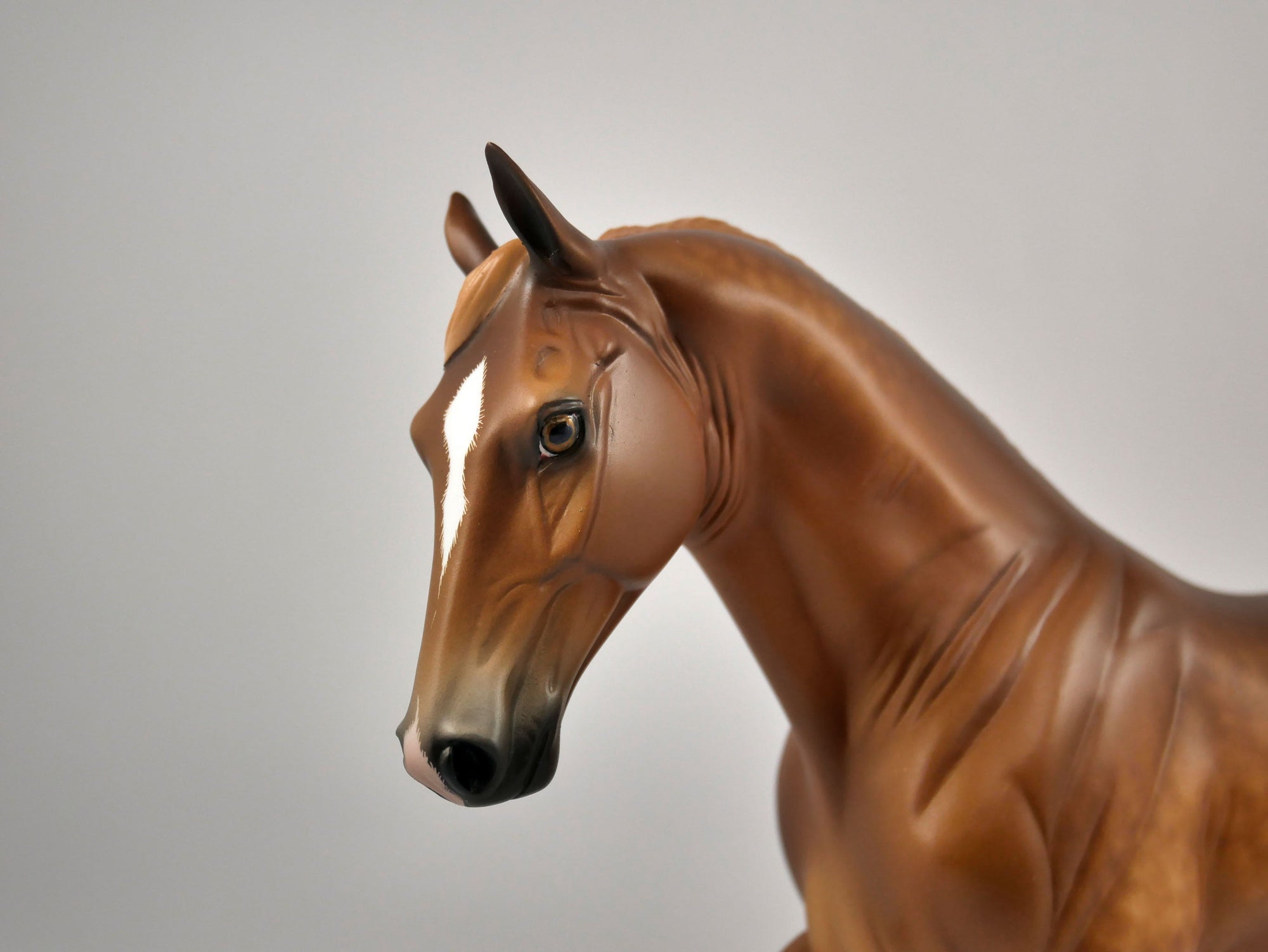 Phineas-OOAK Dapple Chestnut Tennessee Walker Painted By Sheryl Leisure 1/8/21