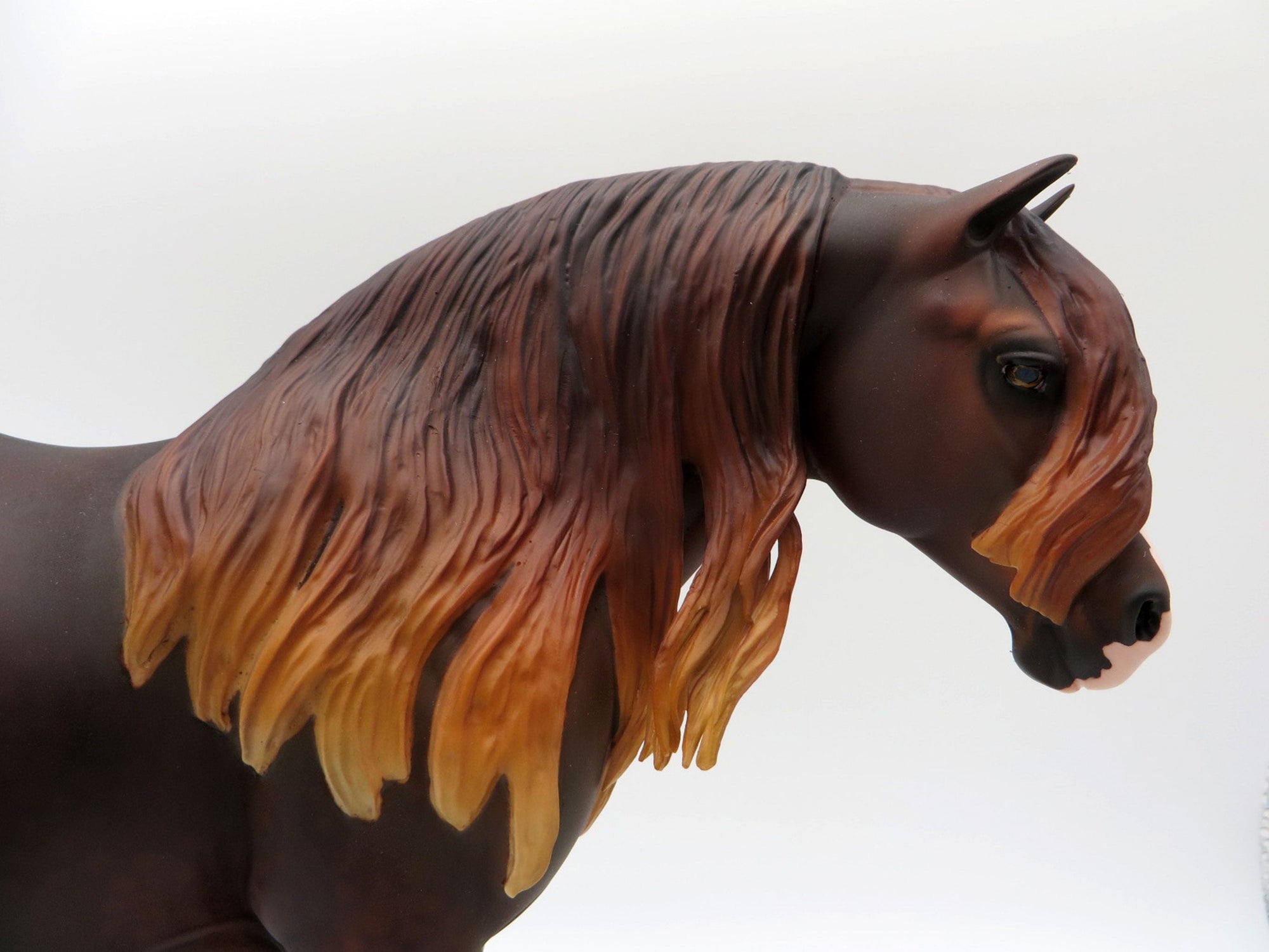 Phoenix-OOAK Chestnut Heavy Draft Mare Painted By Audrey Dixon 6/7/21