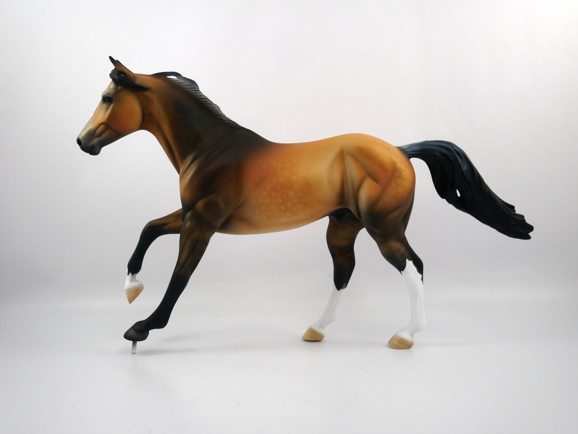 Pigskin-OOAK Buckskin Running Quarter Horse SB 21