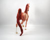 Pumpkin-OOAK Red Roan Saddlebred  Model Horse 1/20/21